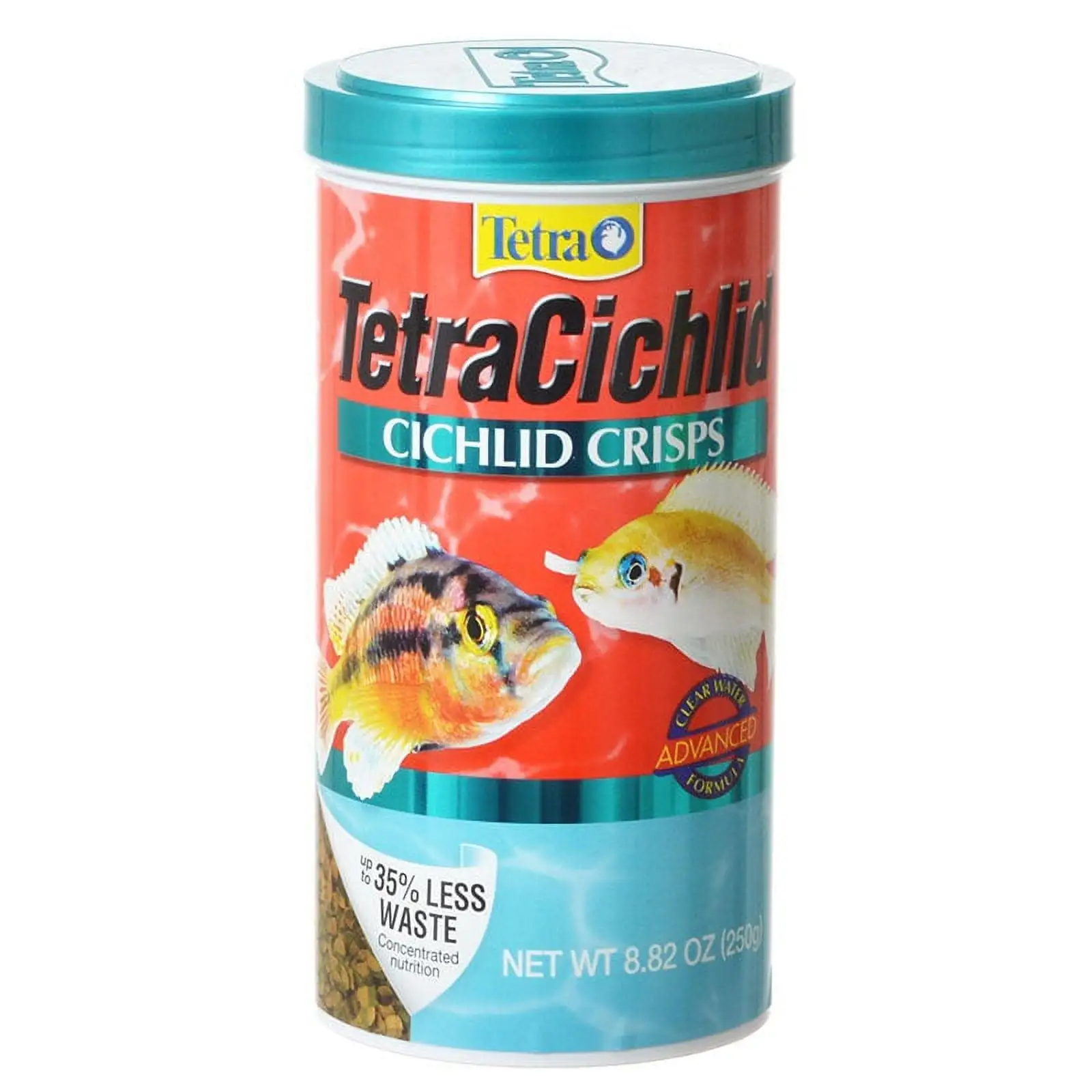 Tetra Cichlid Crisps 8.82 Ounces. Fish Food. Clear Water Advanced