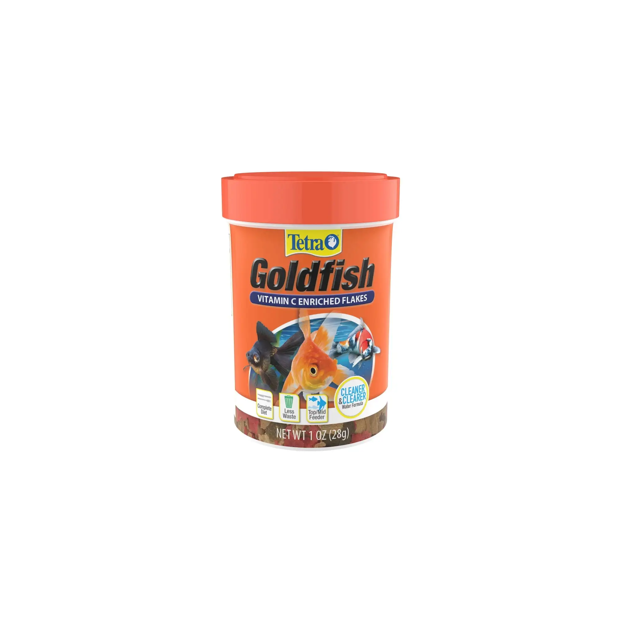 Tetra Goldfish Flakes. Nutritionally Balanced Diet For Aquarium Fish. Vitamin C Enriched Flakes. 1 oz (Pack of 12)