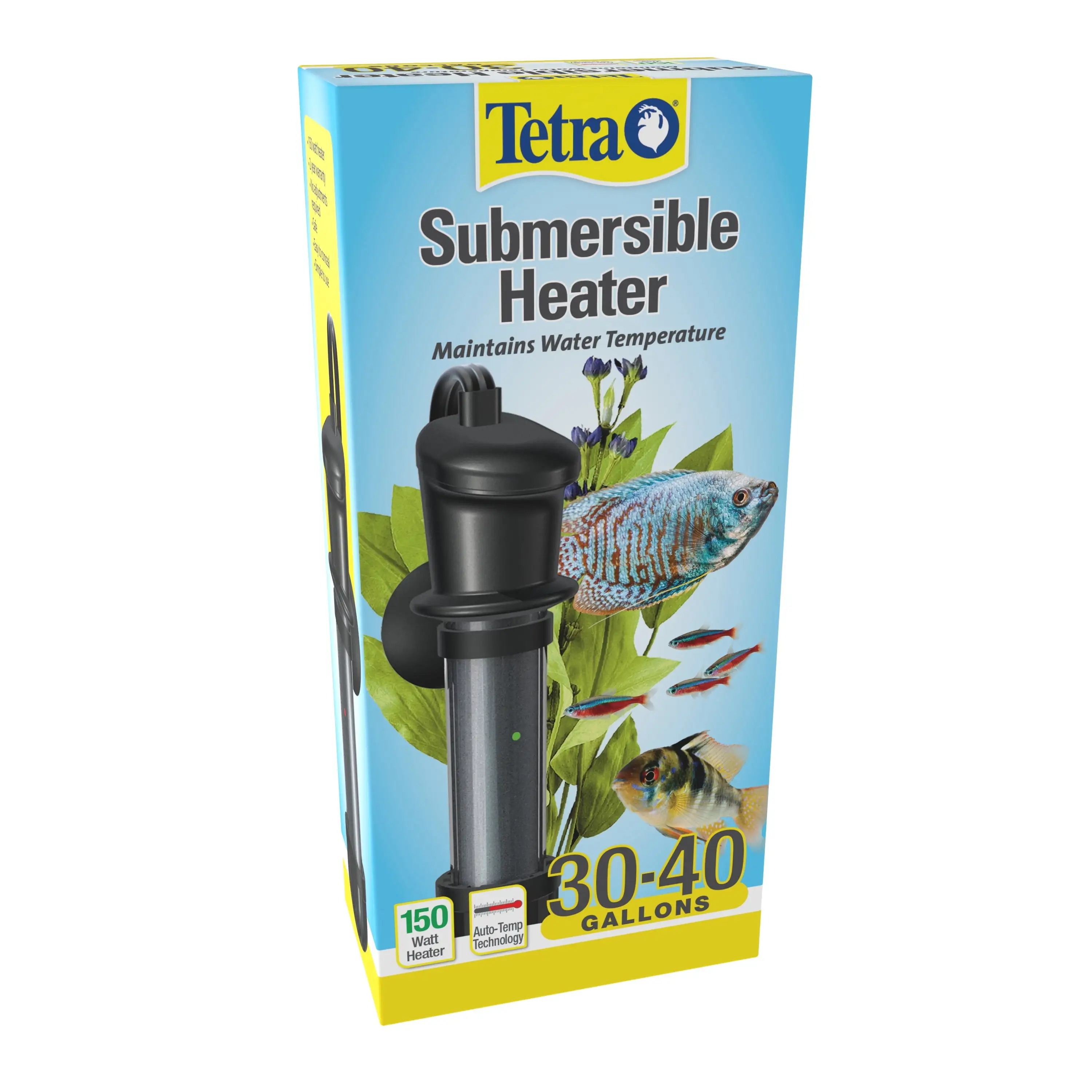 Tetra HT Submersible Heater 150 Watts. For Aquariums 30 To 40 Gallons. UL Listed