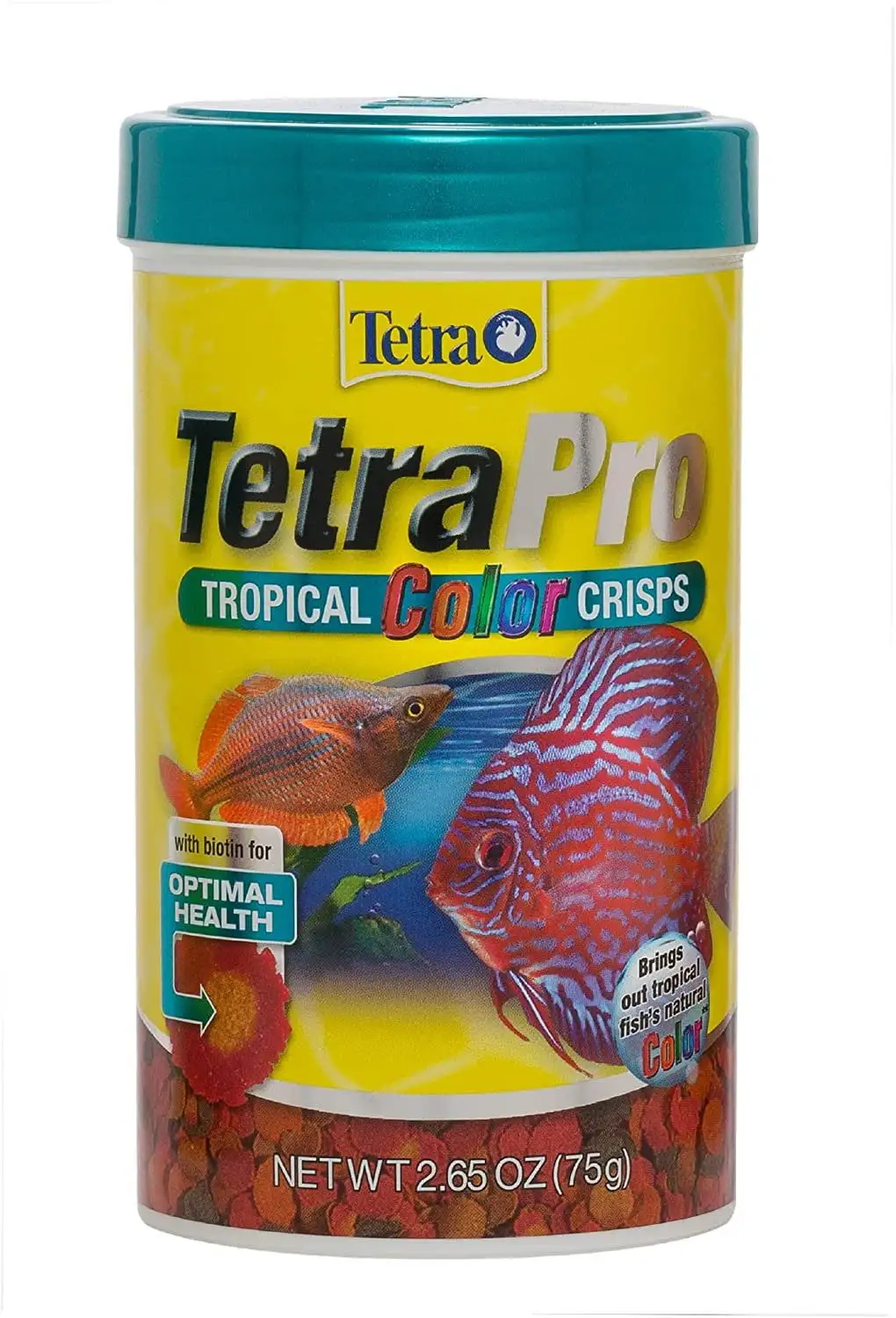 Tetra Pro Tropical Color Crisps Fish Food 2.65 oz