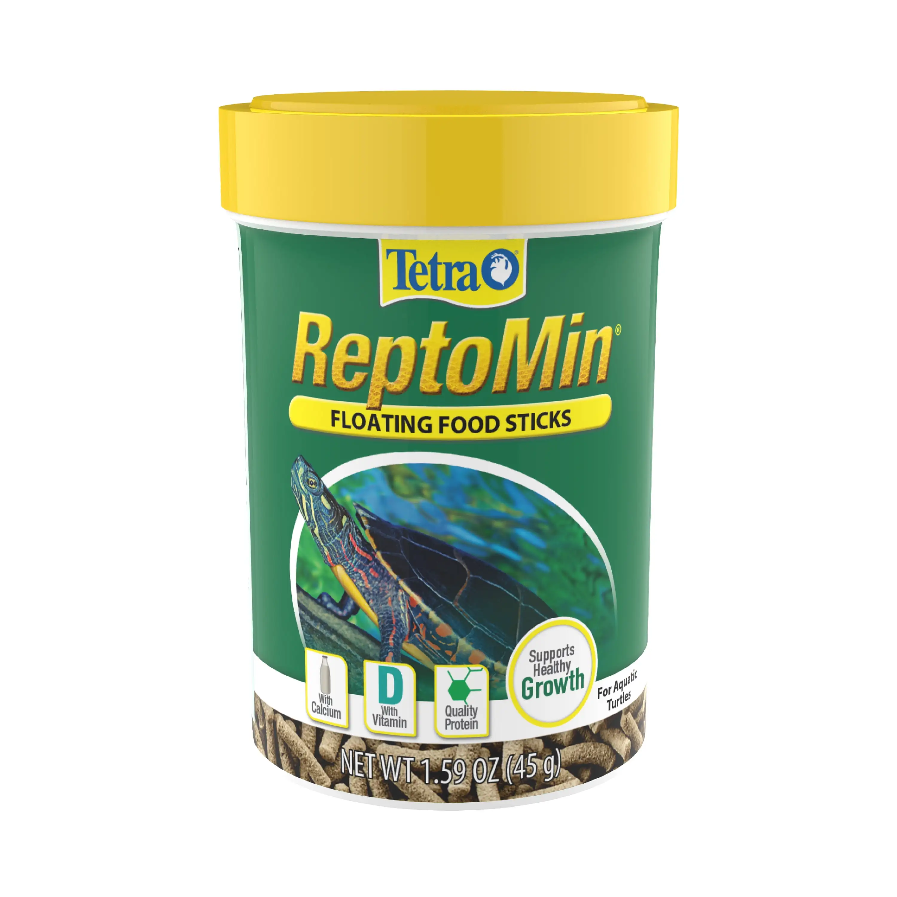 Tetra ReptoMin Floating Food Sticks. 1.59 ounces/45 grams. Soft Stick Food Formulated For Aquatic Turtles