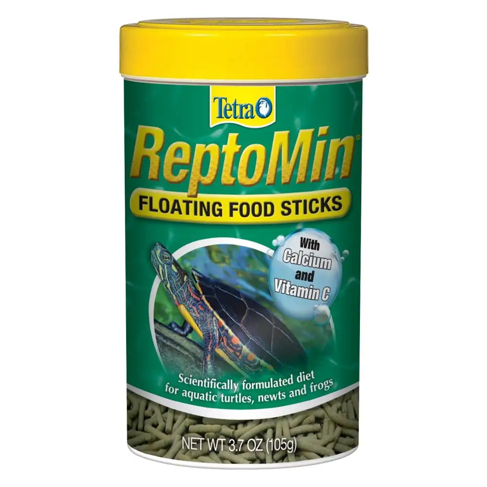 Tetra ReptoMin Floating Food Sticks. Food for Aquatic Turtles. Newts and Frogs. 3.7 oz (Pack of 10)