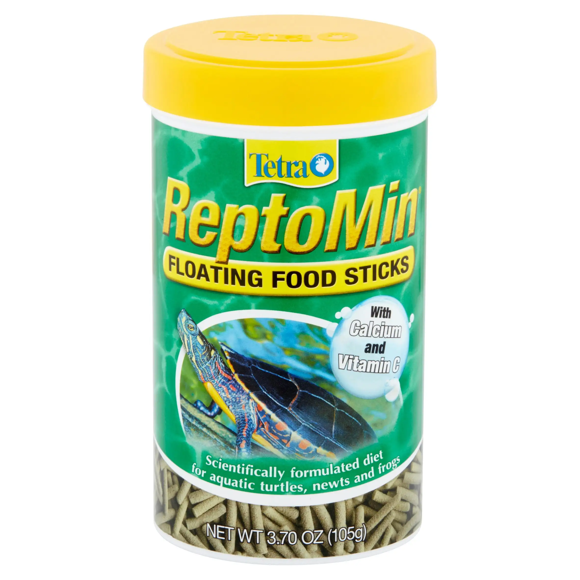 Tetra ReptoMin Floating Food Sticks for Aquatic Turtles. Newts and Frogs. 3.7 oz.