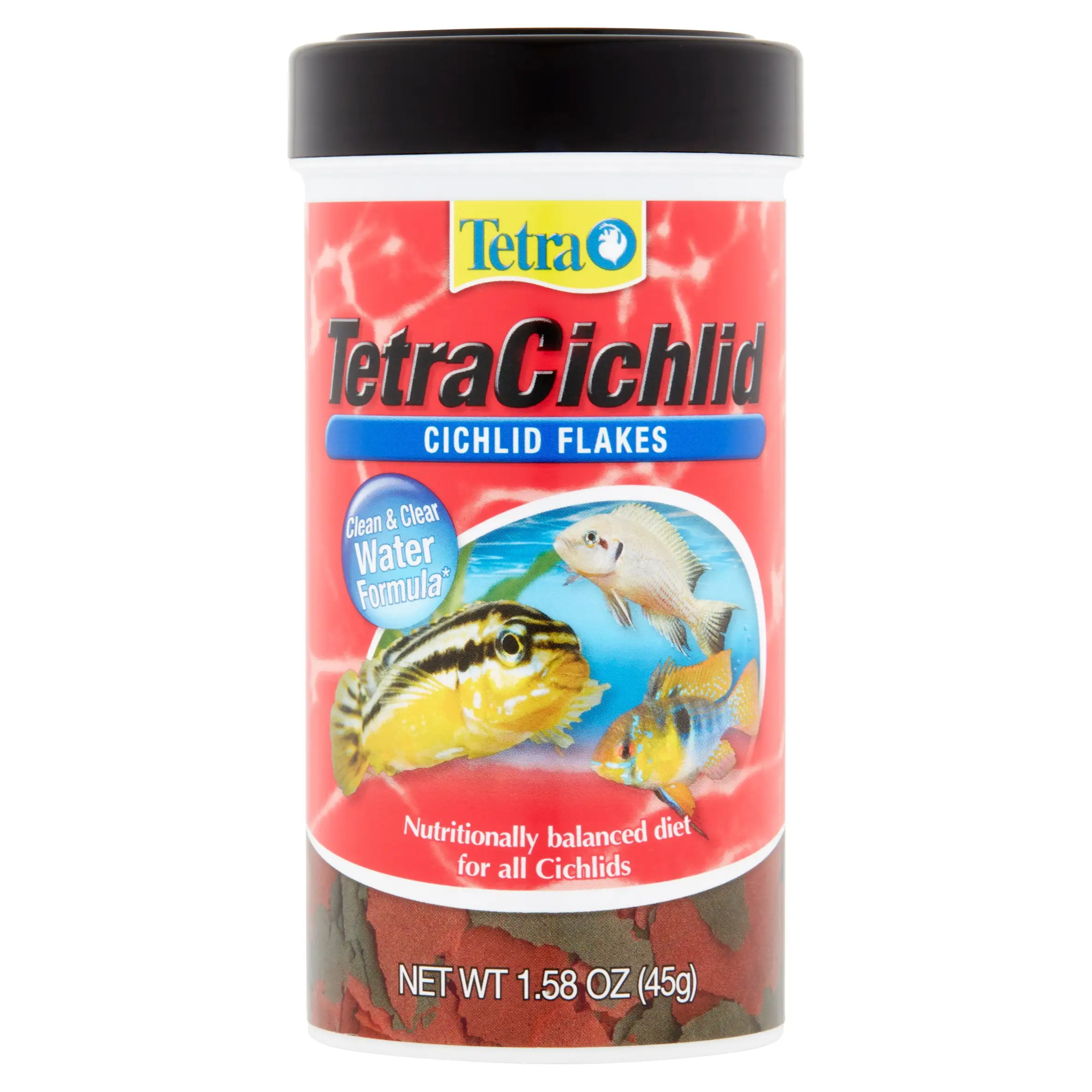 Tetra TetraCichlid Fish Food Flakes. 1.58 oz