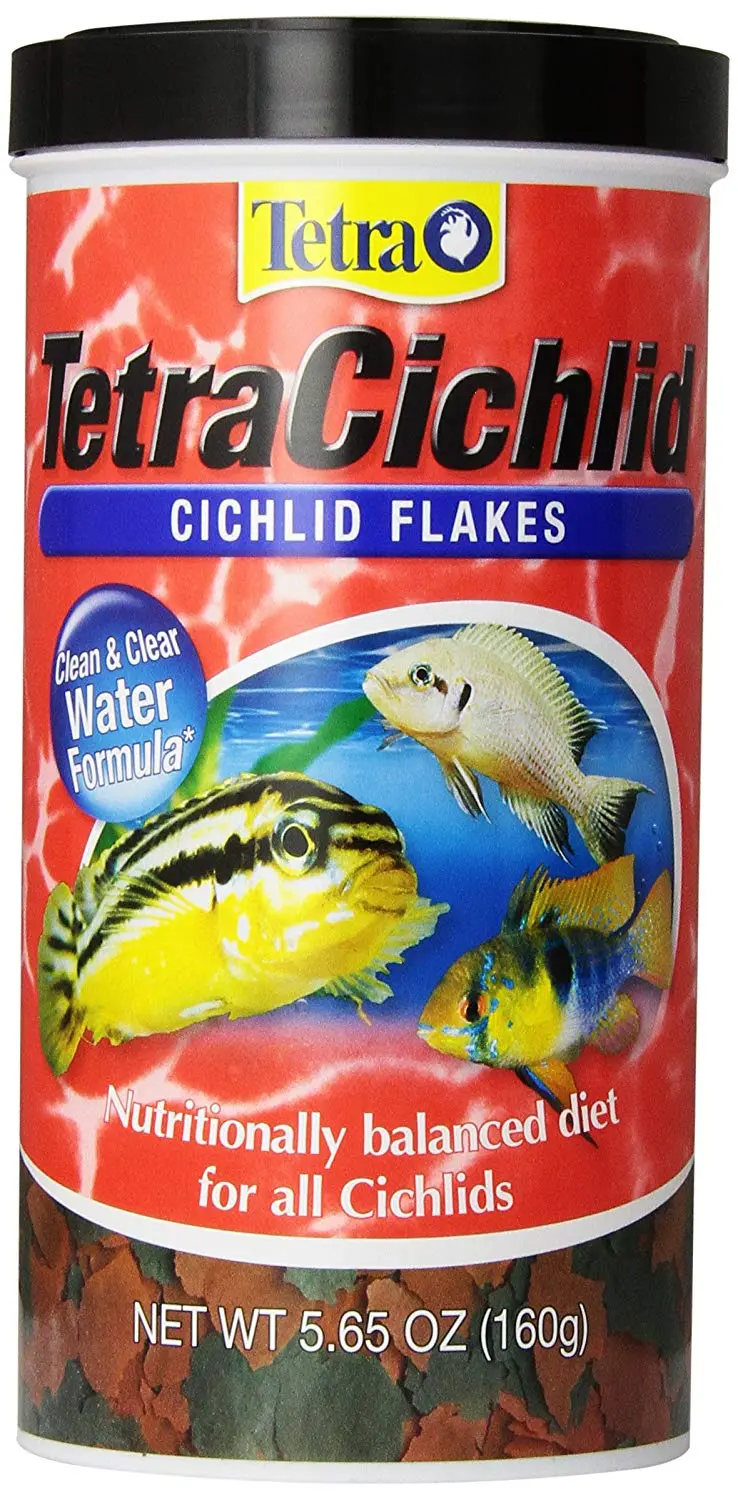 Tetra TetraCichlid Fish Food Flakes. 5.65 oz