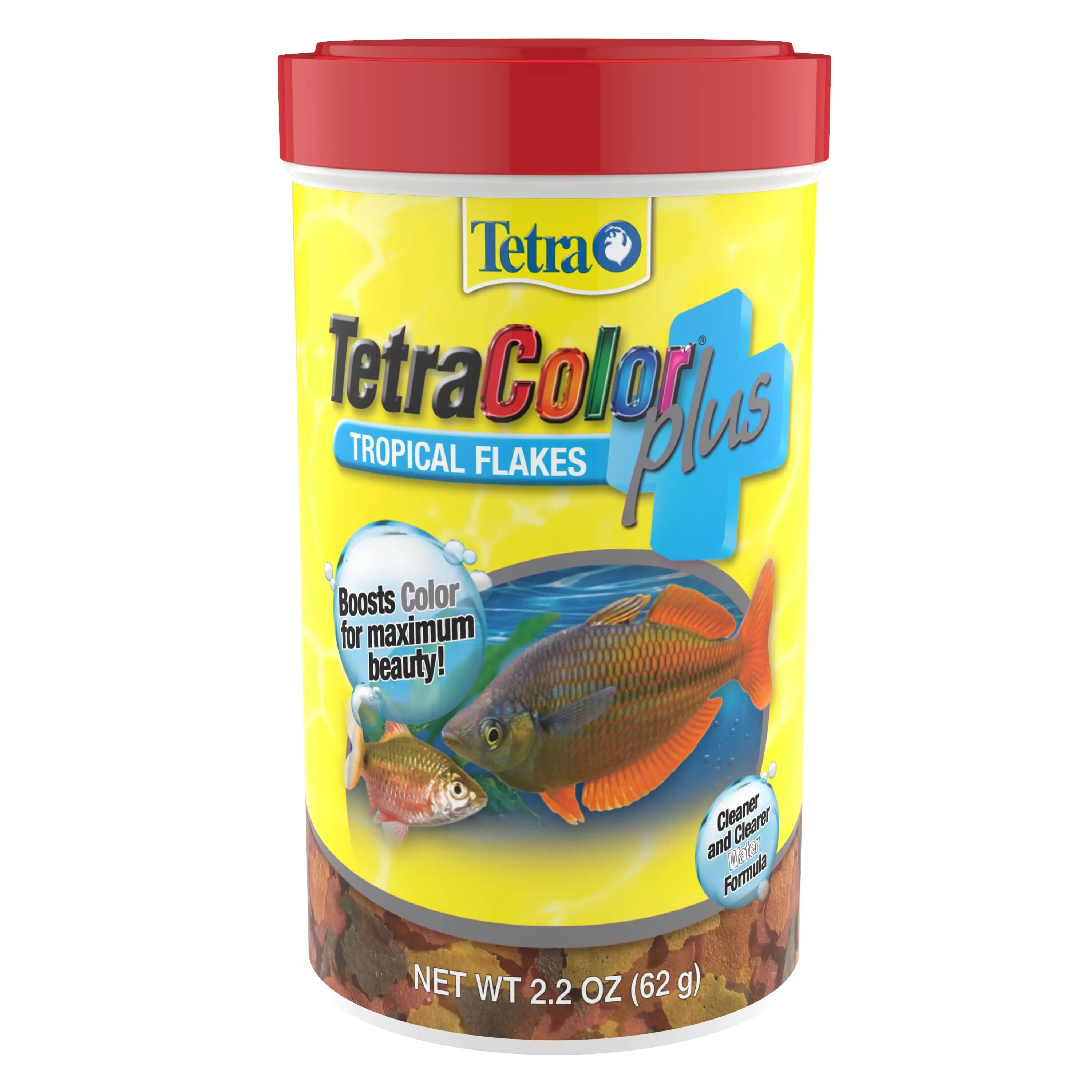 Tetra TetraColor Plus Tropical Fish Food Flakes. 2.2 oz