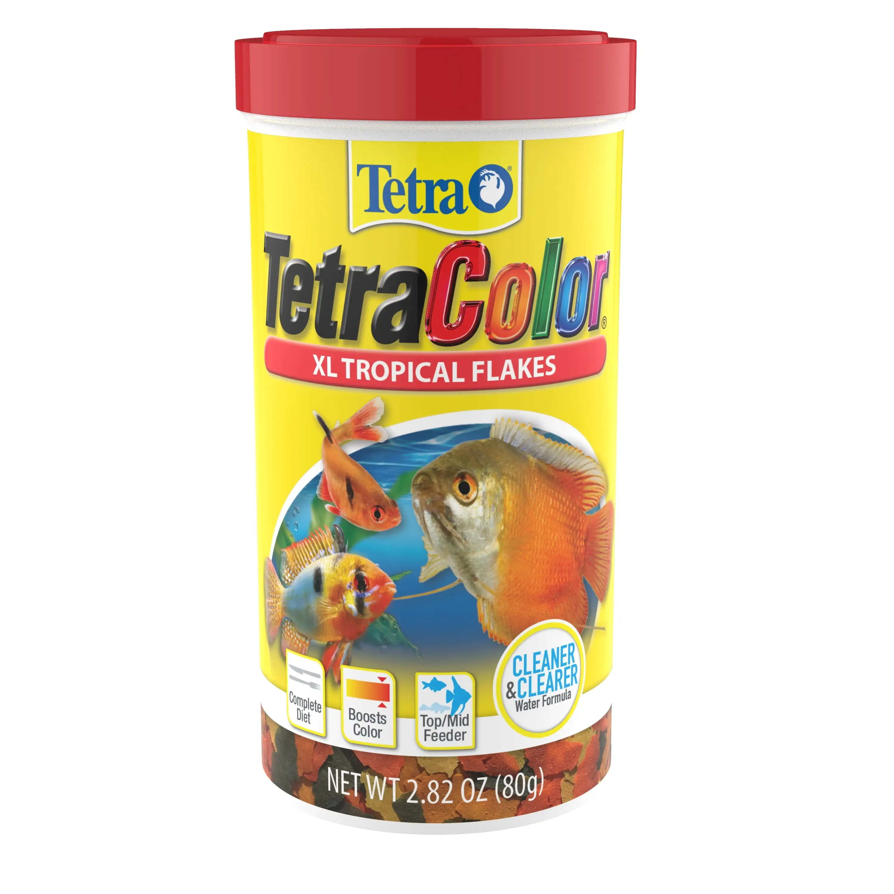 Tetra TetraColor Tropical Flakes with Natural Color Enhancer. 2.82 oz