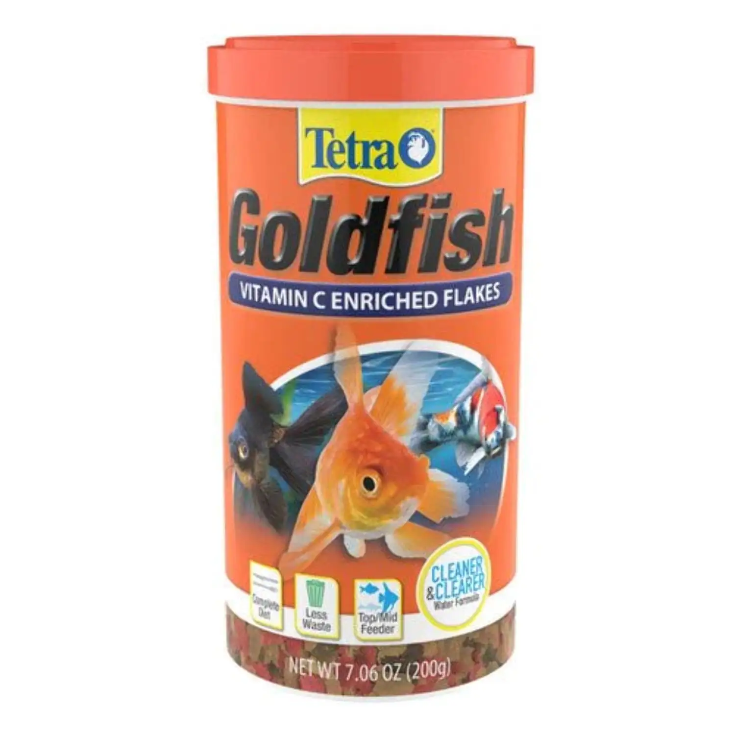 Tetra TetraFin Goldfish Flakes. Balanced Diet Fish Food. 7.06 oz.