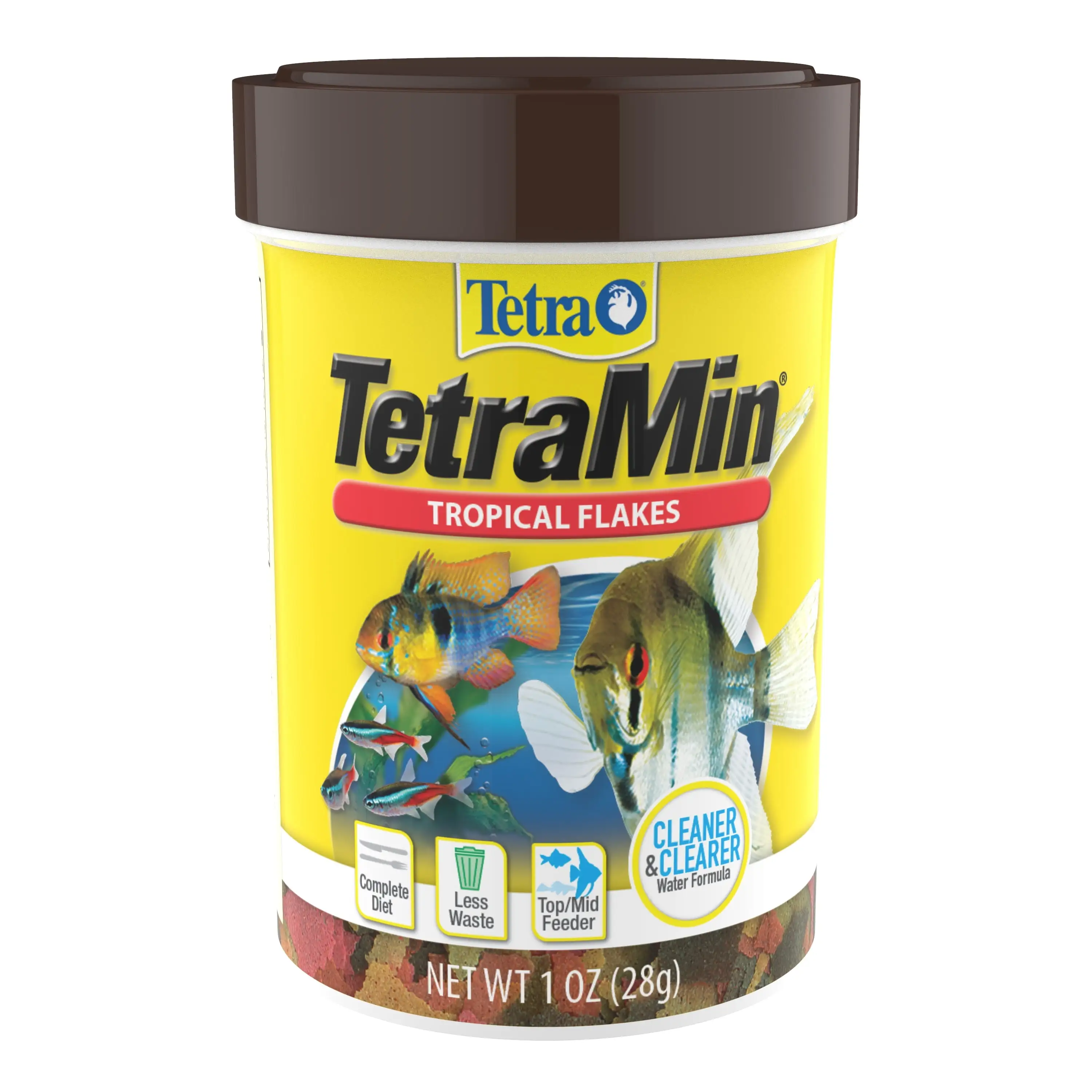 Tetra TetraMin Tropical Flakes Nutritionally Balanced Fish Food. 1 oz.