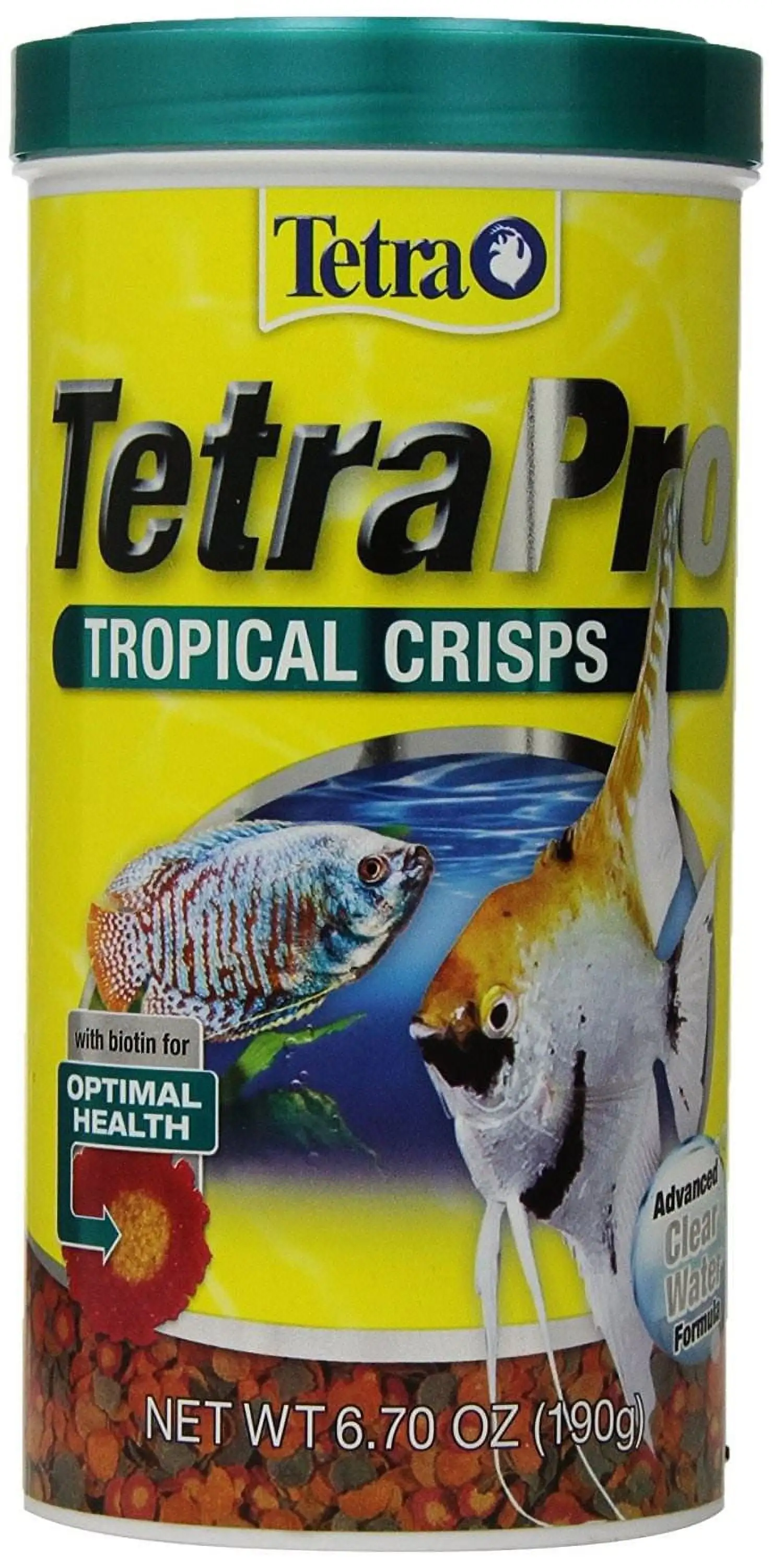 Tetra TetraPro Tropical Fish Food Crisps. 6.71 oz