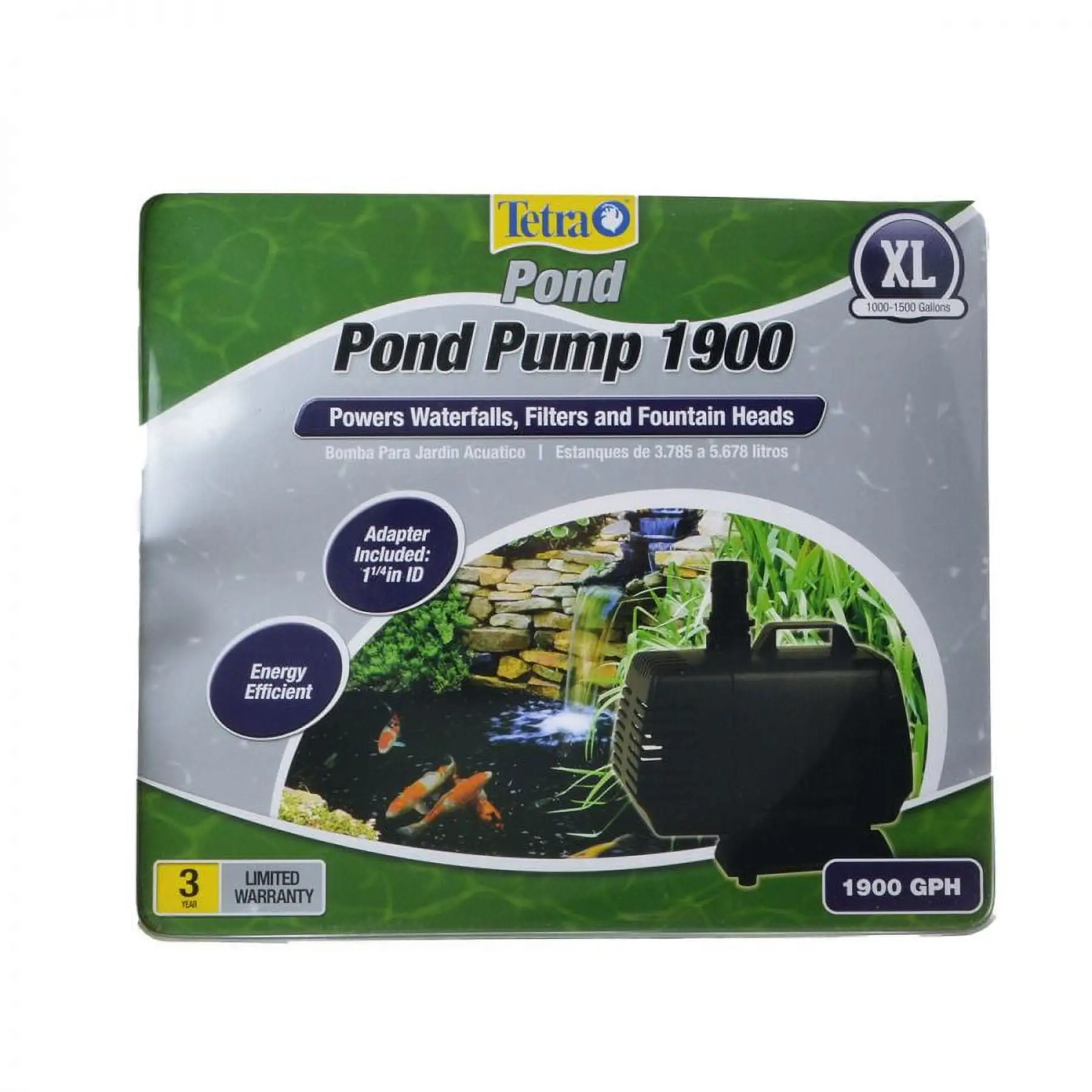 Tetra Water Garden Pump 1900. For Waterfalls. Filters And Fountain Heads