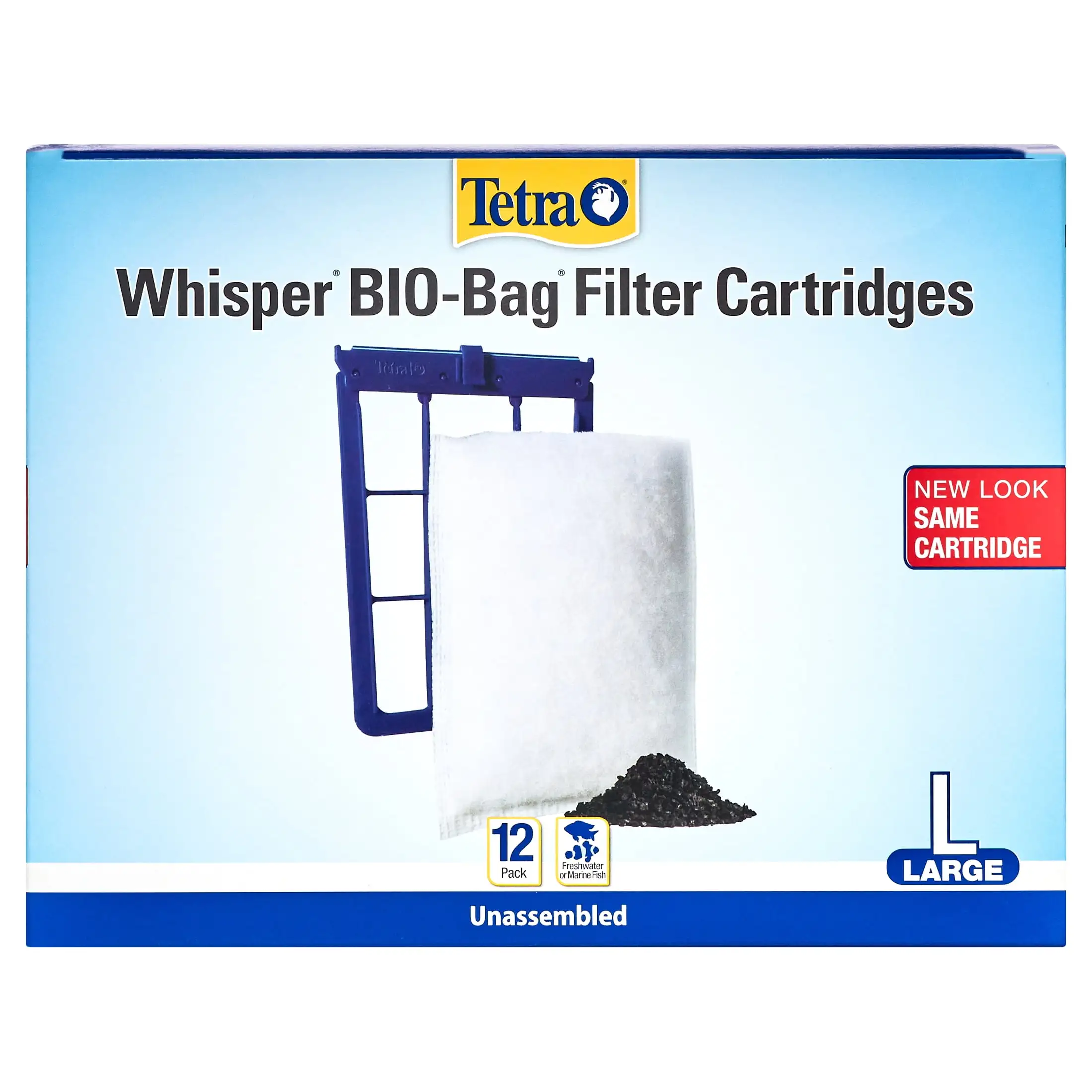 Tetra Whisper Bio-Bag Disposable Filter Cartridges. Large. 12 Count