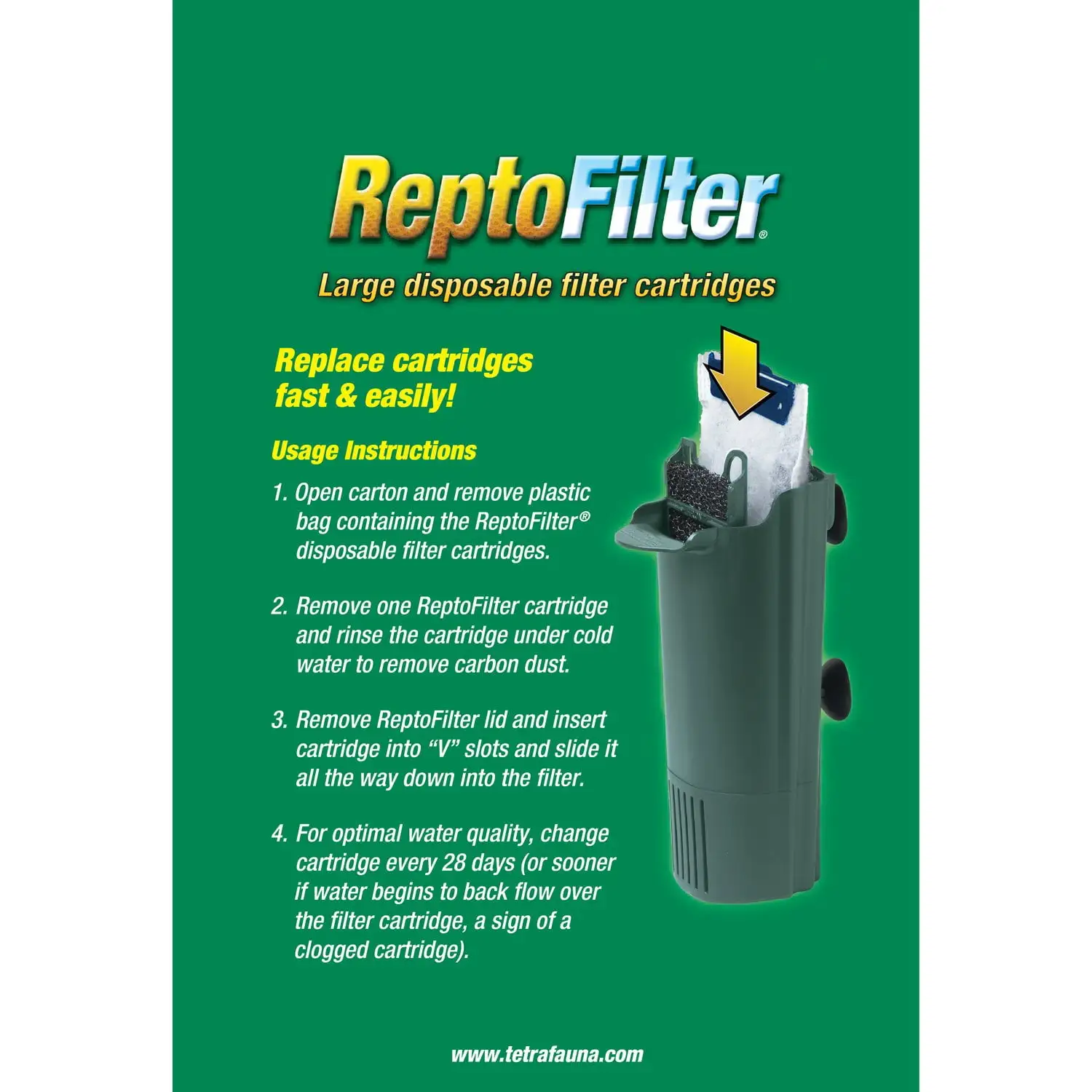 Tetra tetrafauna reptofilter filter cartridges 3 count (large)