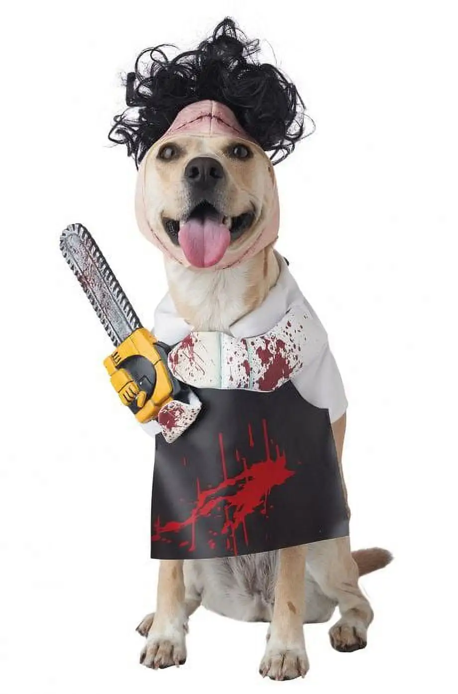 Texas Chainsaw Mutt- Sacre Pet Dog Costume Large