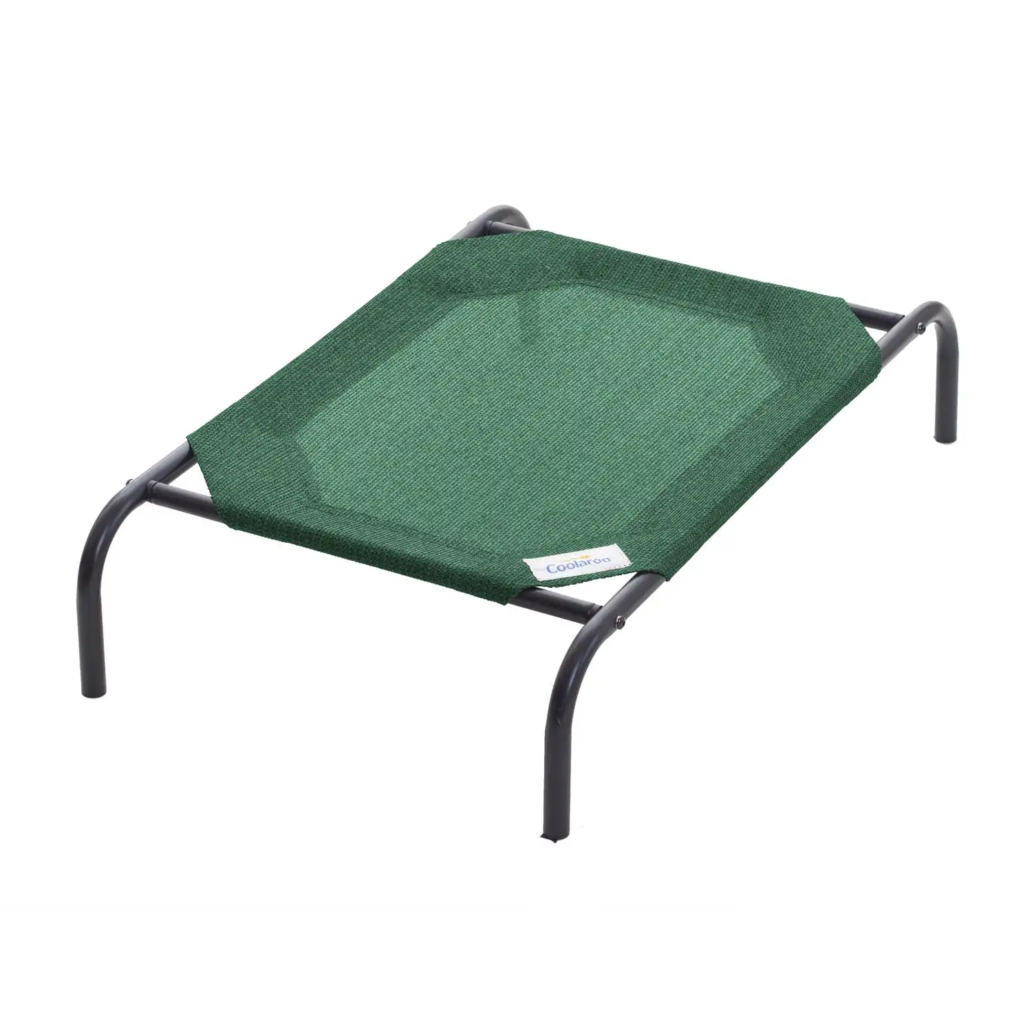 The Original Coolaroo Elevated Pet Dog Bed for Indoors & Outdoors. Small. Brunswick Green