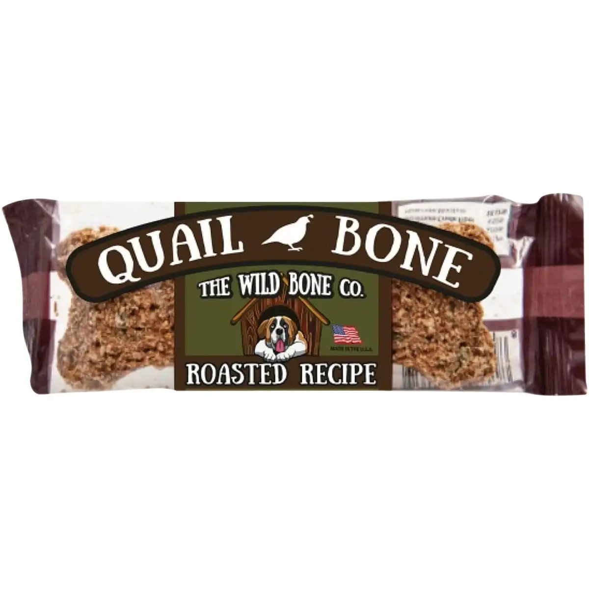 The Wild Bone Company Quail Bone Dog Treat 2001 Pack of 24