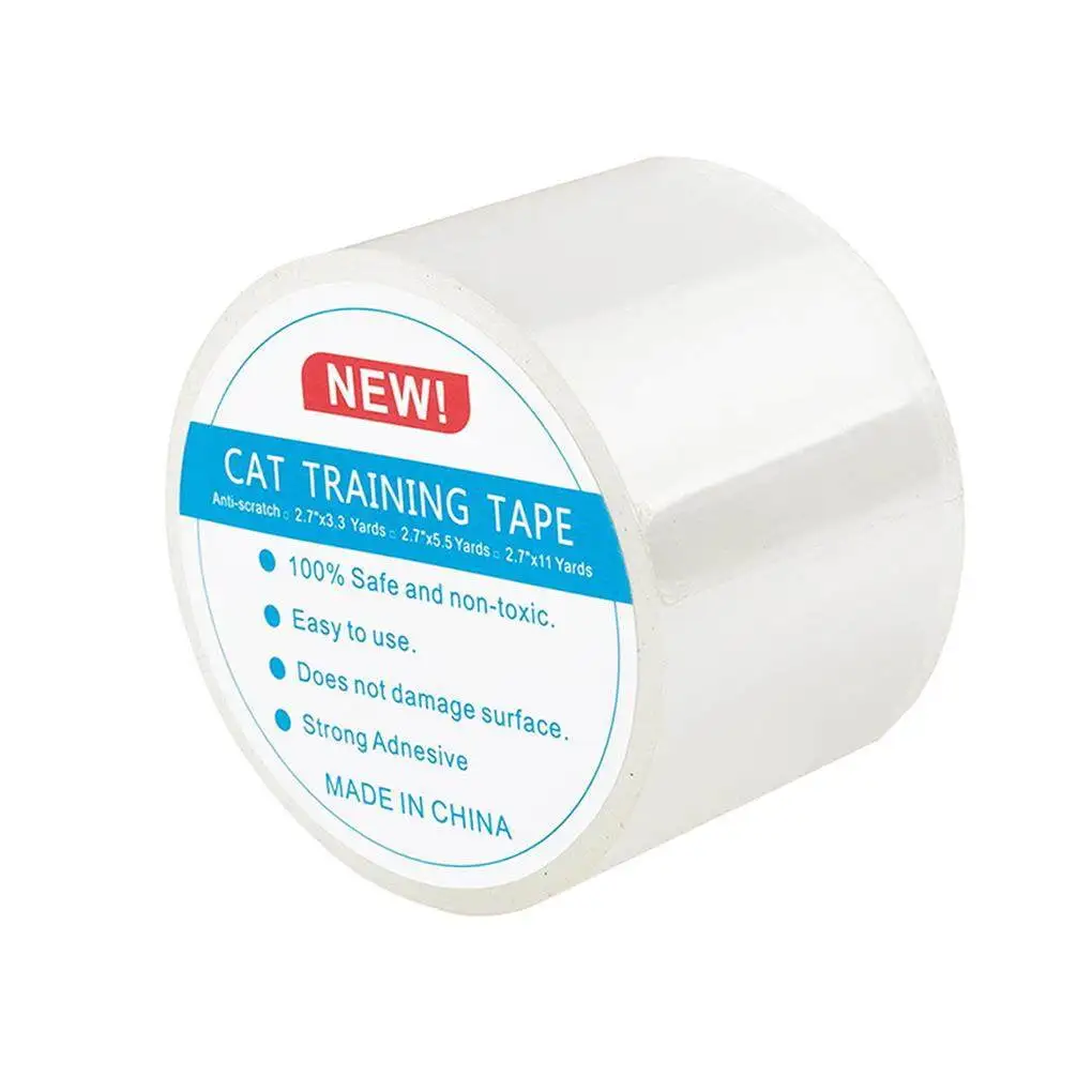 Thinsont Cat Scratch Tape Cat Scratch Deterrent Anti-Scratch Cat Tape for Furniture Carpet Prevention Plus Anti-Scratch Kitty Training No.2