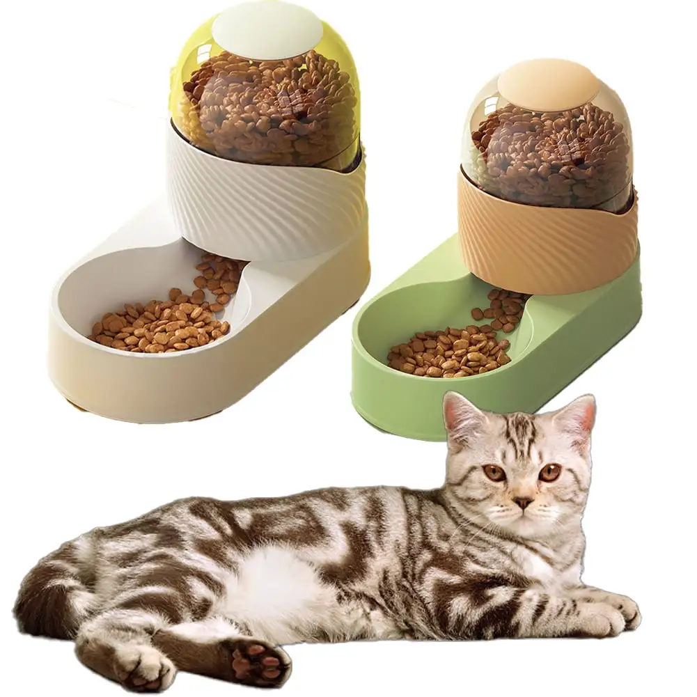 Tiberpet Automatic Pet Feeder.Automatic Dog Cat Feeder.Portion Control Auto Food Dispenser for Cats and Small Dogs 12.8*6.5*12.8in