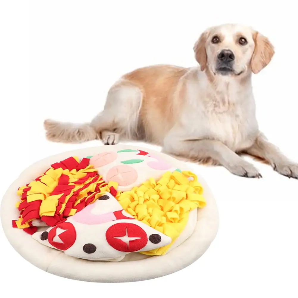 Tiberpet Dog Cat Mental Stimulation Food Mat Dog Feeding Mat Easy.Dogs Cats Snuffle Mat.Dogs Cats Foraging Skills and Boredom