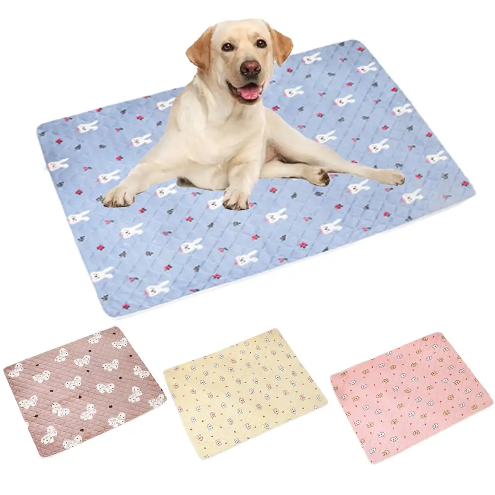 Tiberpet Washable Pee Pads for Dogs Cat.Reusable Puppy Pads Super Absorbent Leakproof Dog Training Pads. Non-slip Potty Pads for Floor