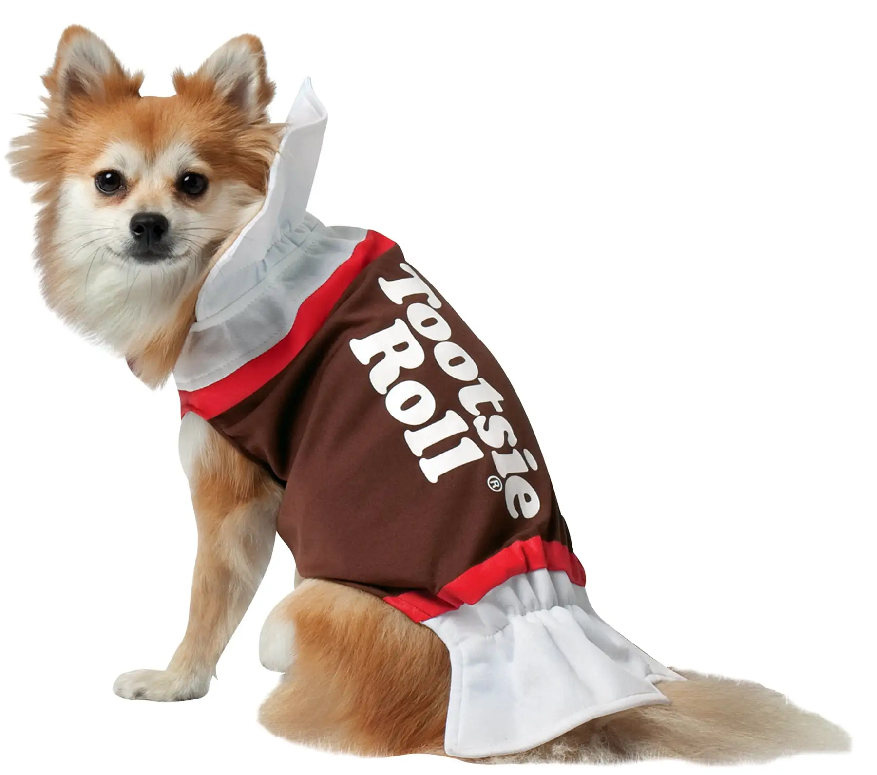 Tootsie Roll Dog Costme Xsmall