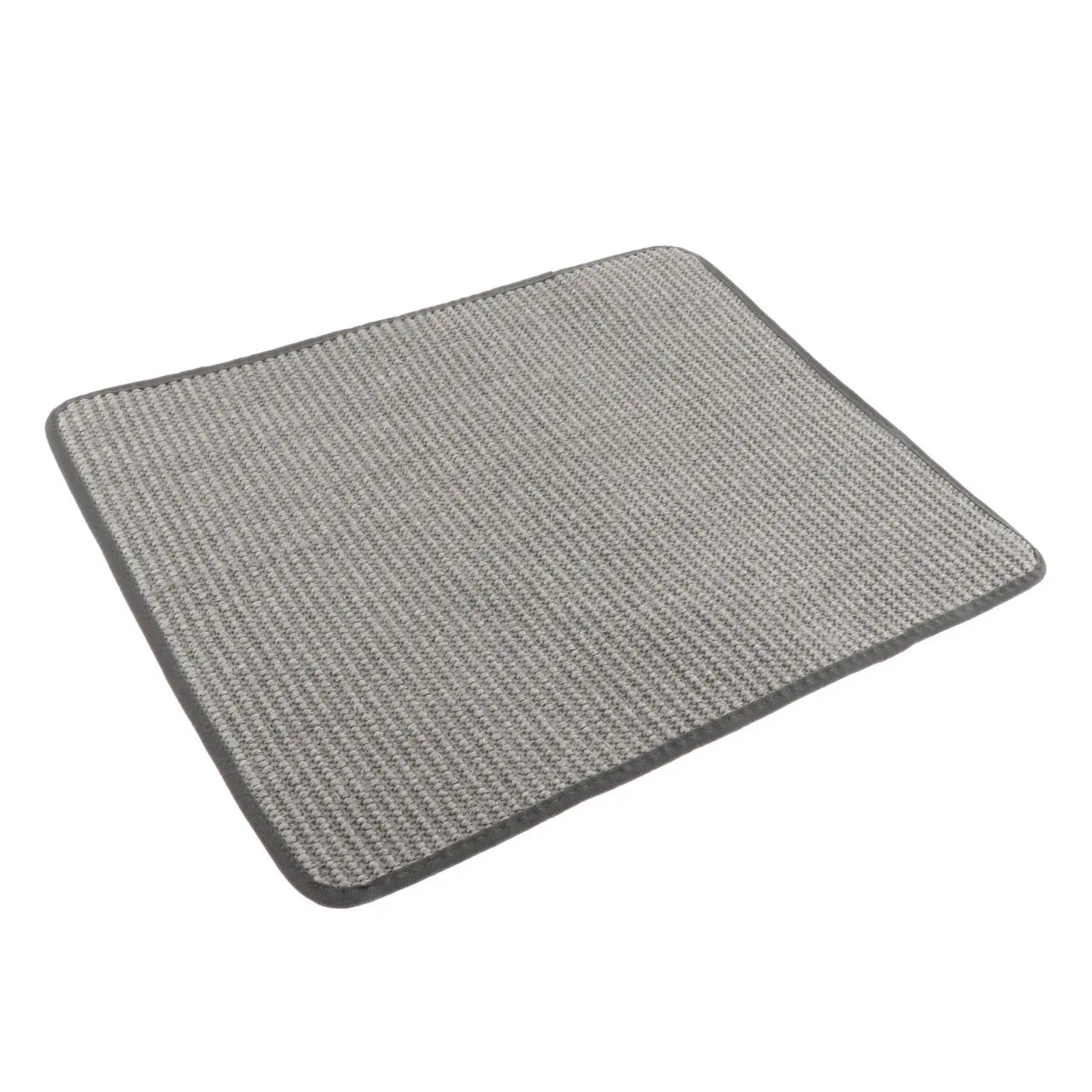 Tooyful Cat Scratch Guards Mat Scratching Mat Toy Sisal Cat Scratcher Cat Scratching Pad for Carpets Rug Stairs Small Medium Large Cats Kitten gray 40cmx50cm