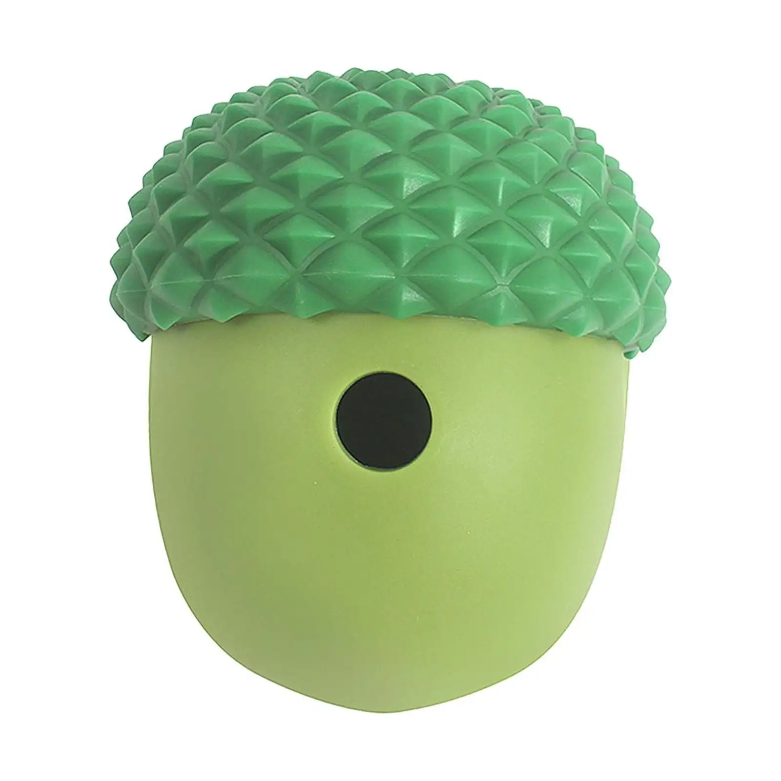 Tooyful Interactive Dog Toy Treat Dispensing Ball Leaking Food Dog Enrichment Toys Portable Exercise Dog Ball Toy for Indoor Small / Large Breeds Green