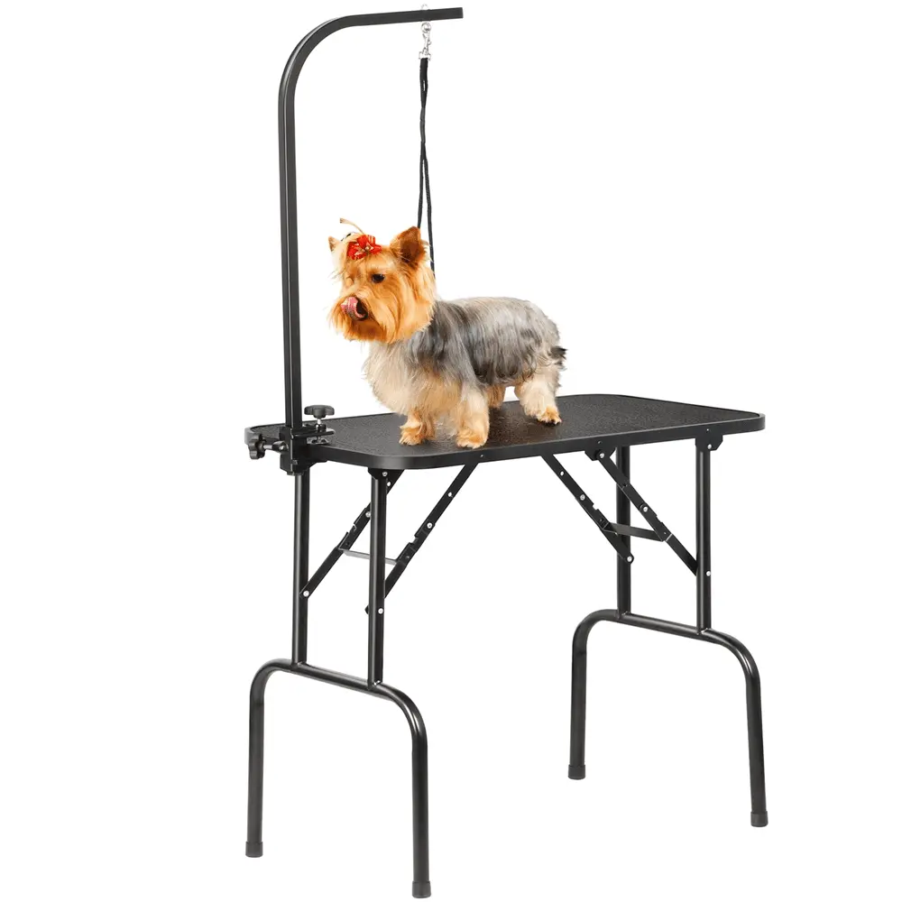 Topeakmart 32 Foldable Pet Grooming Table for Dogs and Cats. Trimming. Heavy Duty. Adjustable