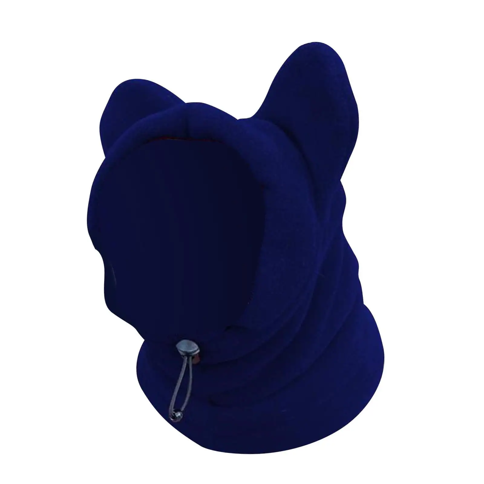 Toysmith Dog Hood Winter Hat Headgear Earmuffs Costume Soft Neck Warmer Scarf Pet Winter Hood Hats for Kitten Cat Pet Small Dog Hiking Dark Blue