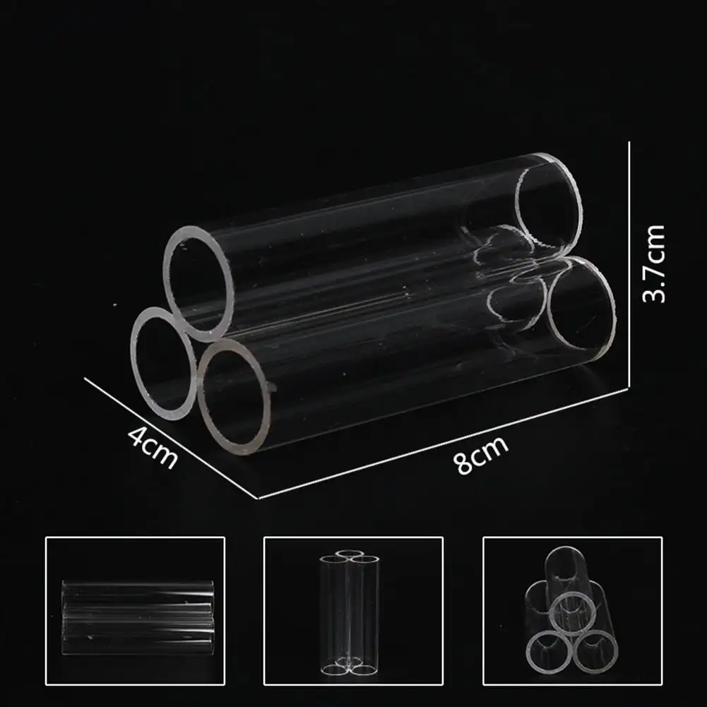 Transparent Acrylic Breeding Tube Shrimp Fish Hide Cave House Aquarium Decoration Supplies