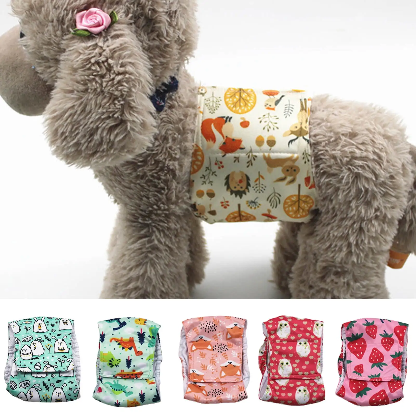 Travelwant Washable Male Dog Belly Band Washable Male Dog Belly Wrap. Dog Diapers Male