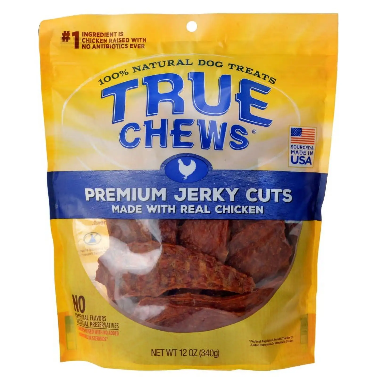 True Chews Premium Jerky Cuts Made with Real Chicken 12 Oz.