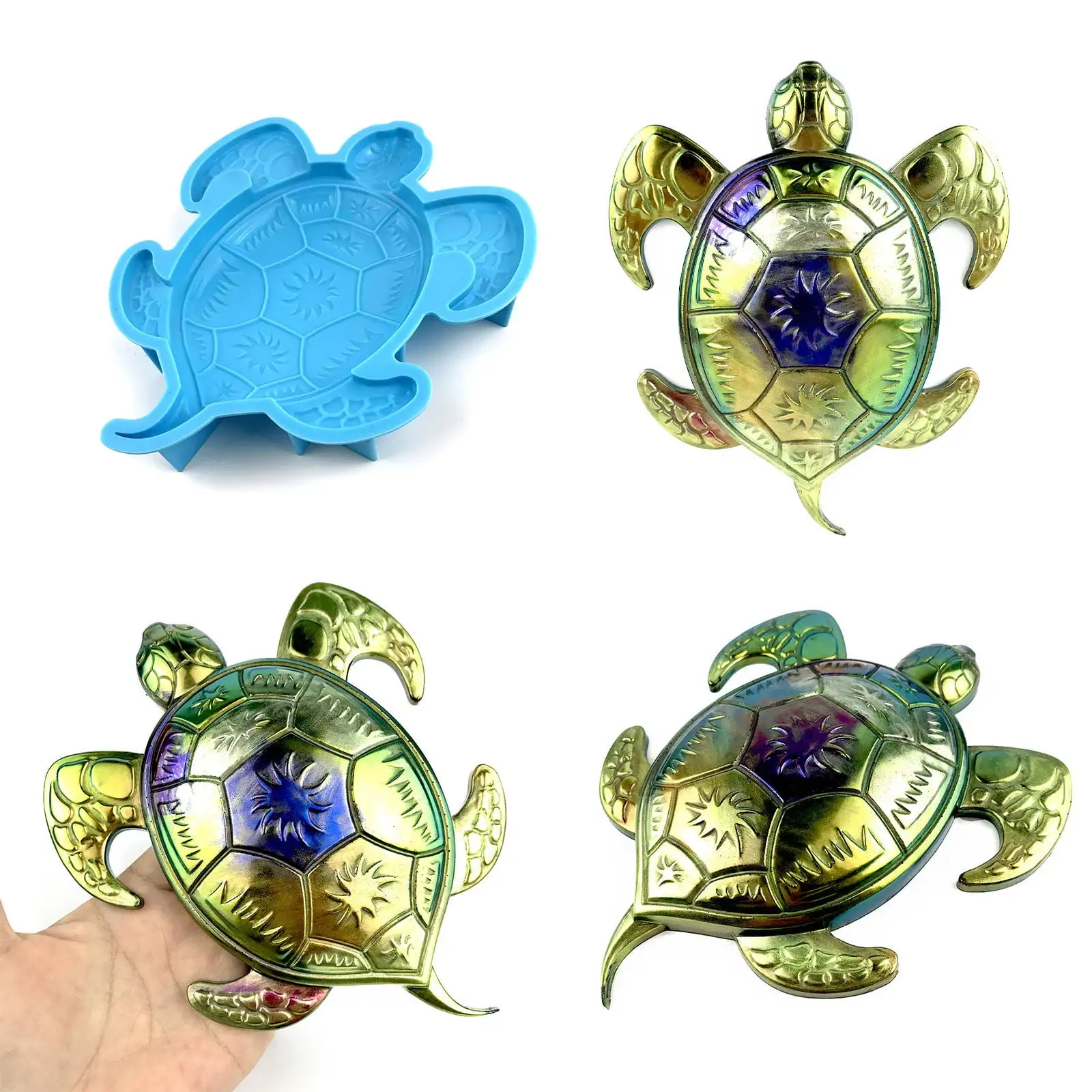 Turtle . Epoxy Resin DIY Resin Casting For Wall Mounted Desktop Aquarium Aquarium Fish Tank. Cabinet Christmas Gift Home Office Art