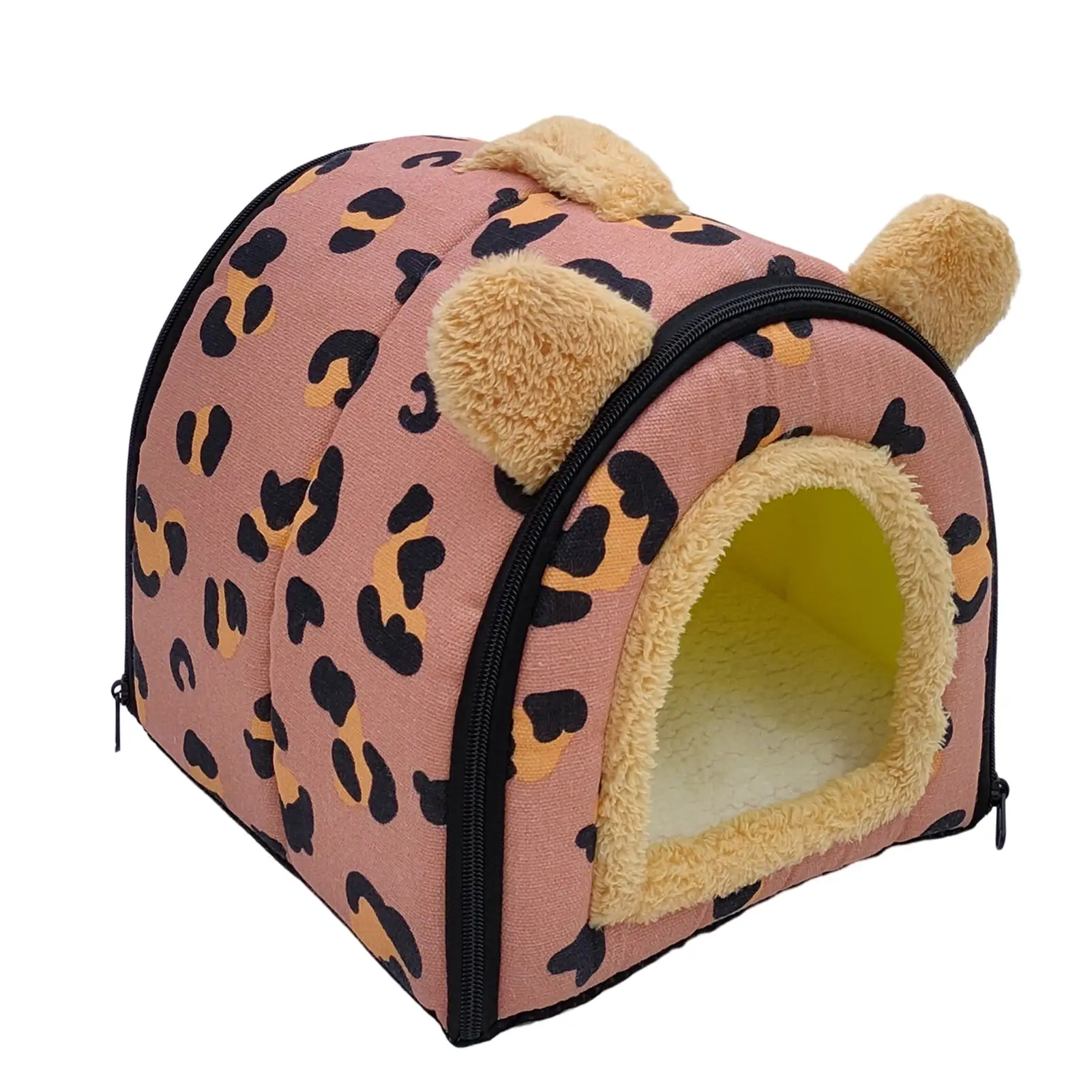 Twinkseal Guinea Pig Bed Cozy Pet Nest Hamster Nest Bed for Small Winter Warm Fully Enclosed Cave Bed for Guinea Pigs Hedgehogs Squirrels Rats Chinchillas Cage