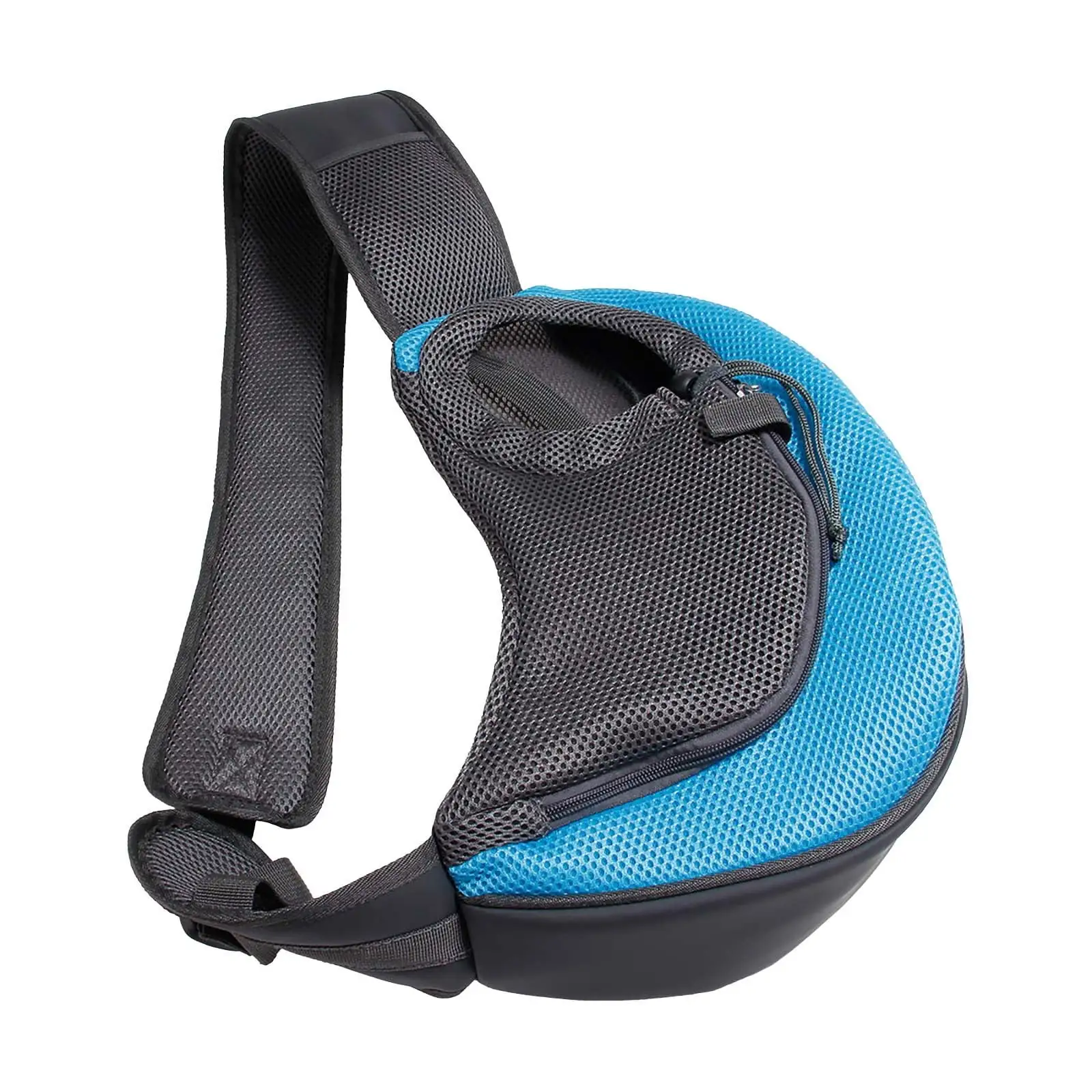 UAEBM Body Portable Bag for Going Out Dog Chest Pet Backpack Breathable Pet One Shoulder Bag Body Bag Sky Blue