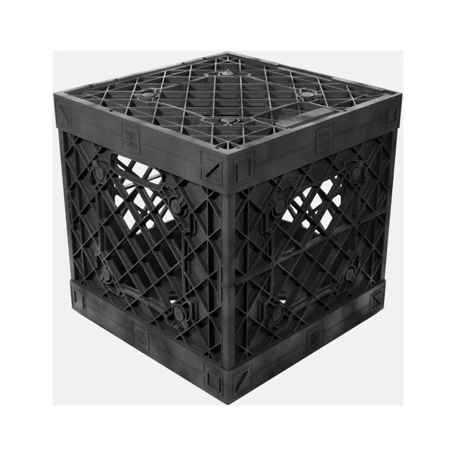 Ubecube UC01 Crate Black - Collapsible. Omni Stackable. Modular Crate System