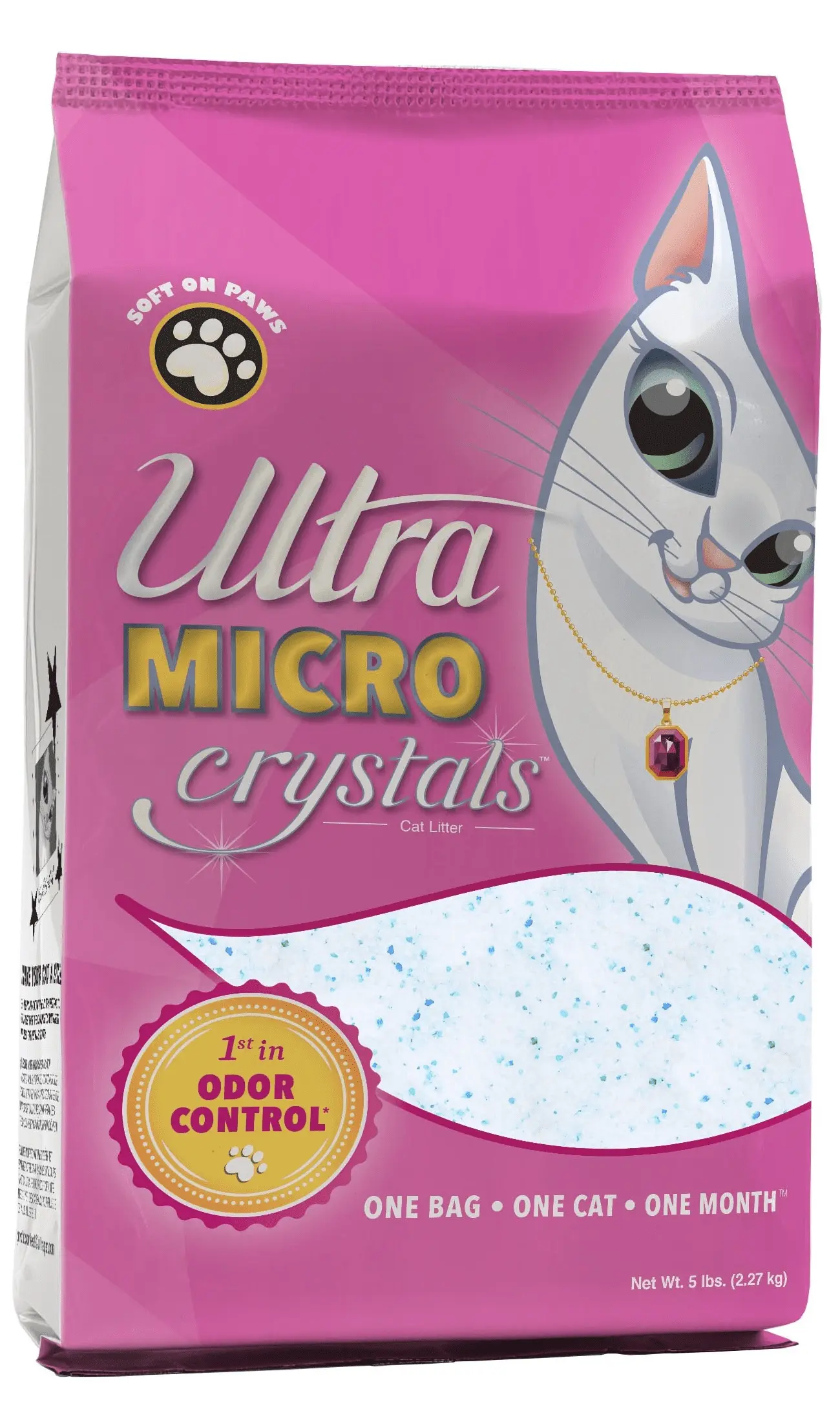 Ultra Micro Crystals Cat Litter. 5-lb