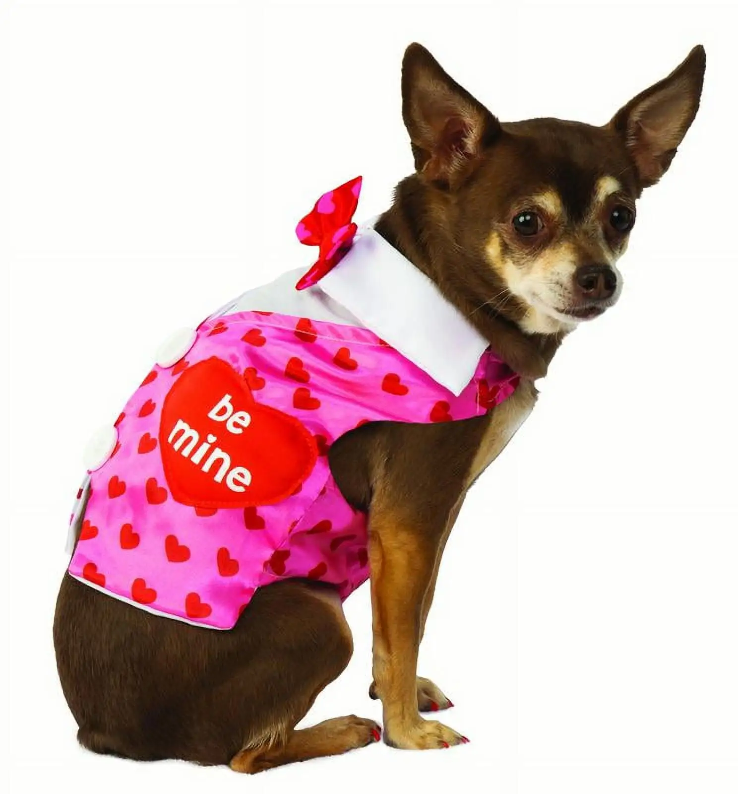 Valentines Day Male Pet Festive Holiday Costume Vest-S