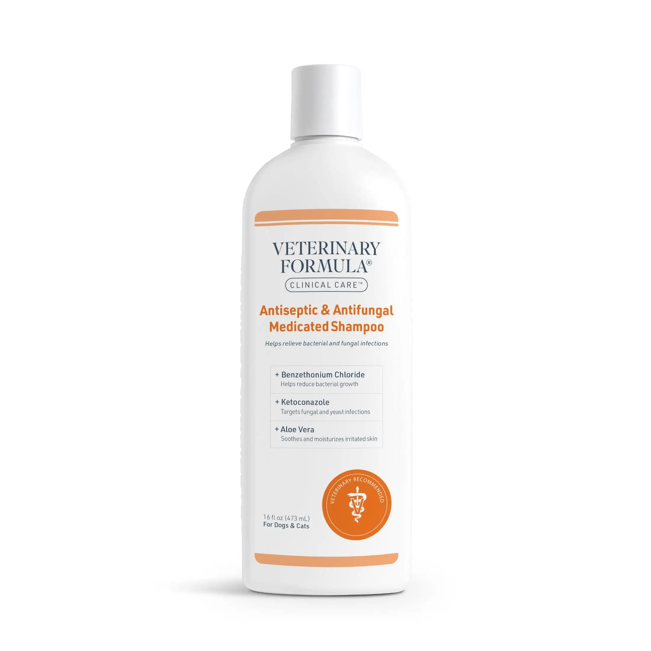 Veterinary Formula Clinical Care Antiseptic and Antifungal Medicated Shampoo for Dogs & Cats. 16oz