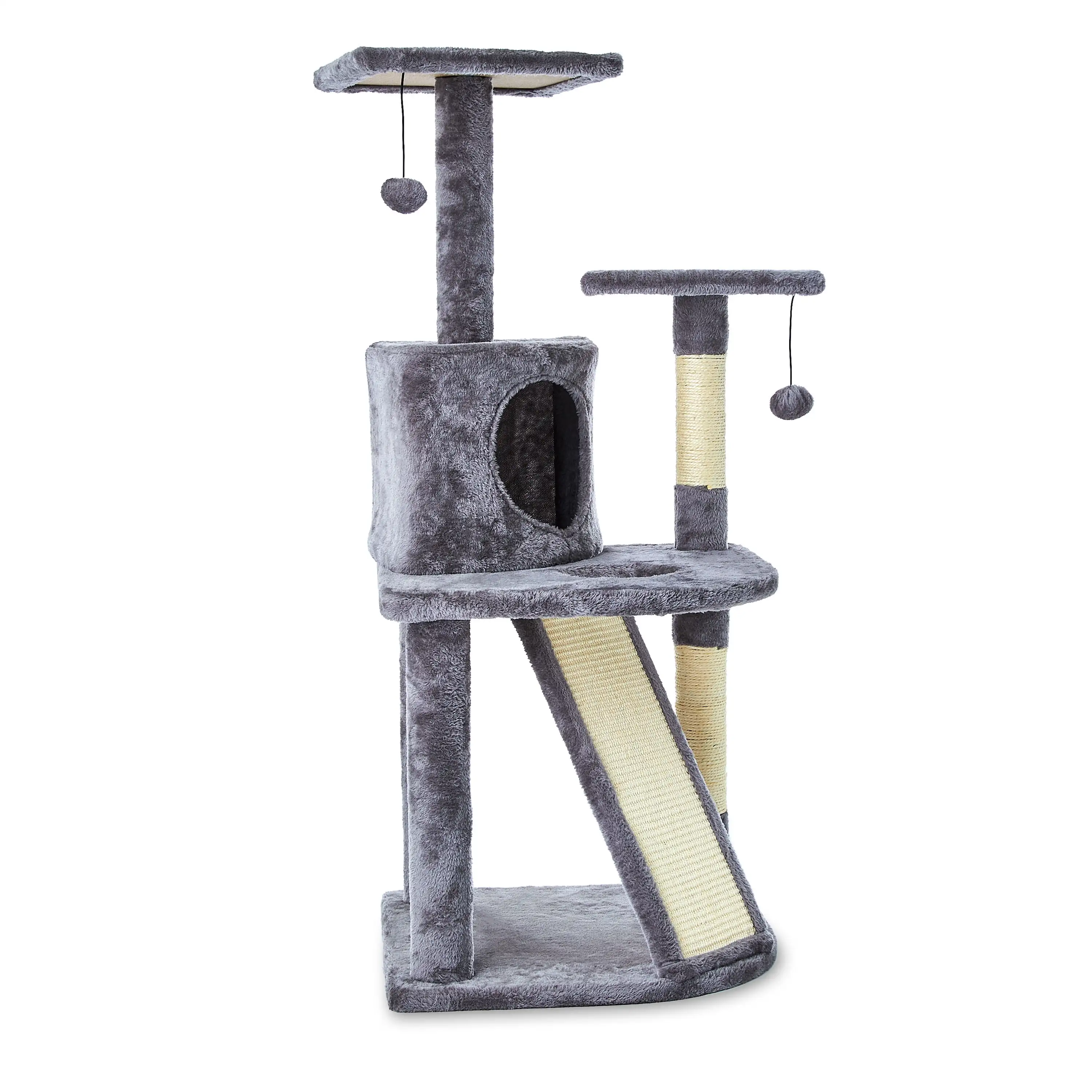 Vibrant Life 5- Level Multi-Functional Cat Tree & Condo. Gray. 45