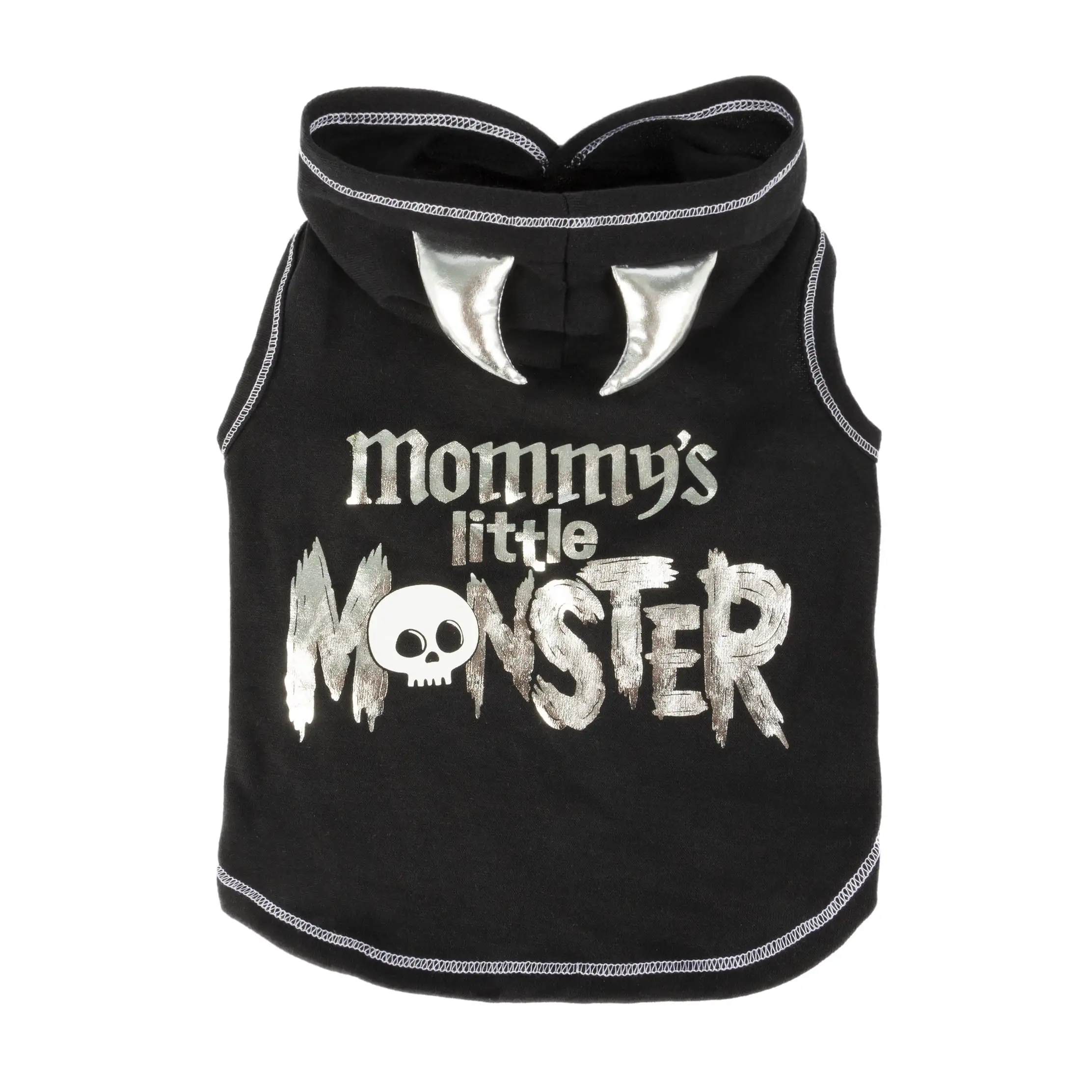 Vibrant Life Halloween Dog Clothes. Mommy`s Little Monster Hoodie. for Dogs or Cats Size Extra Small