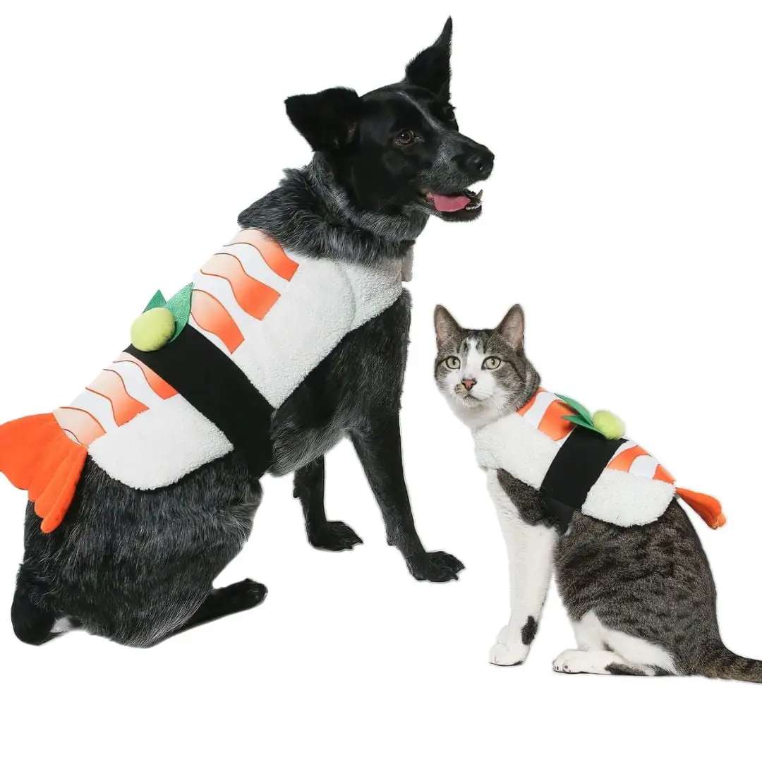 Vibrant Life Halloween Dog Costume and Cat Costume: Sushi. Size Medium