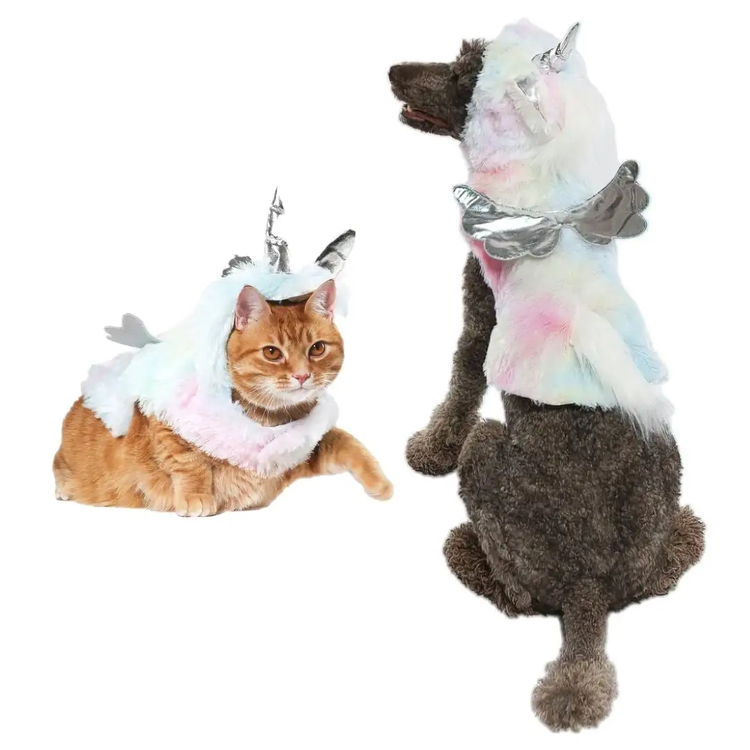 Vibrant Life Halloween Dog Costume and Cat Costume: Unicorn. Size Small