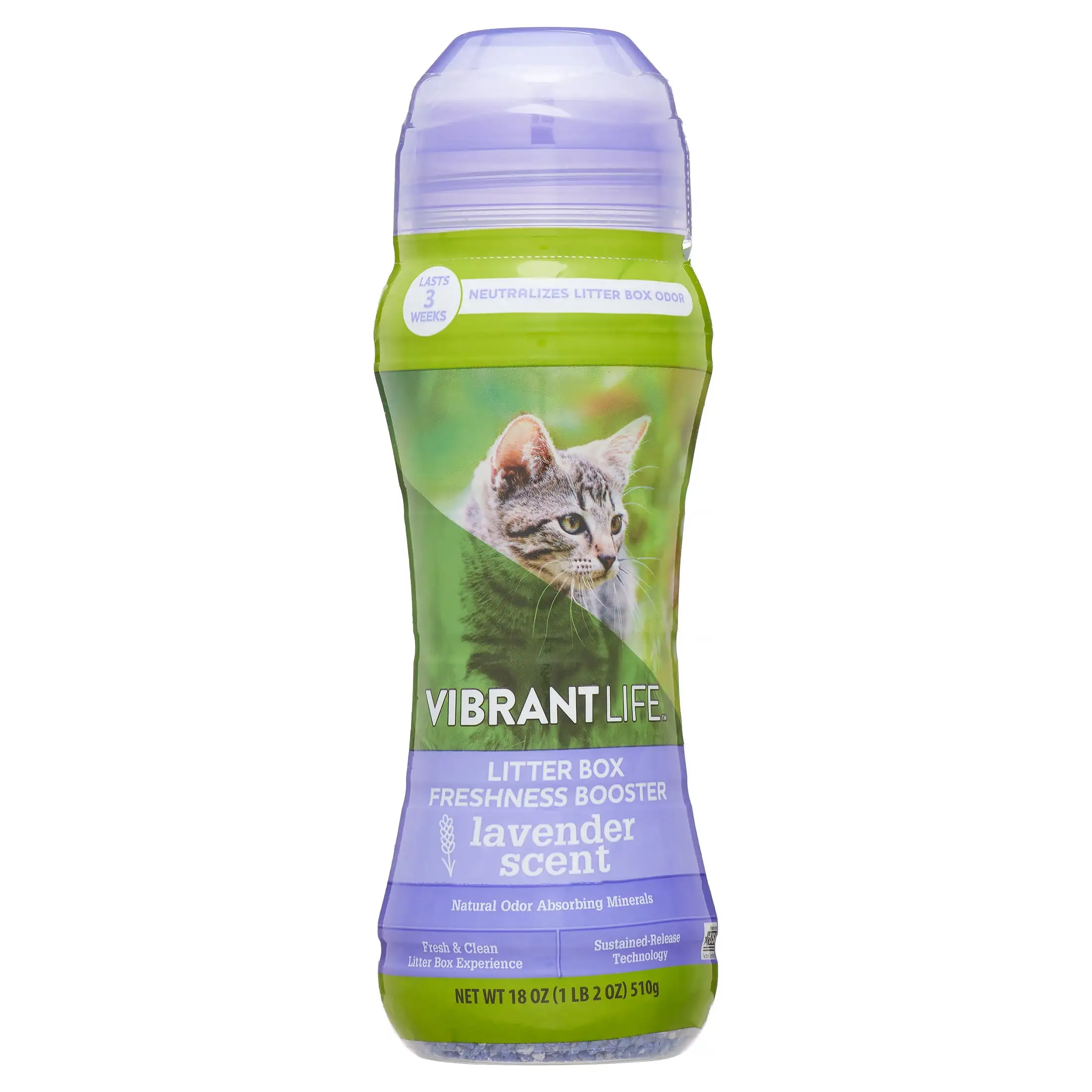 Vibrant Life Litter Box Freshness Booster. Lavender. 18 oz