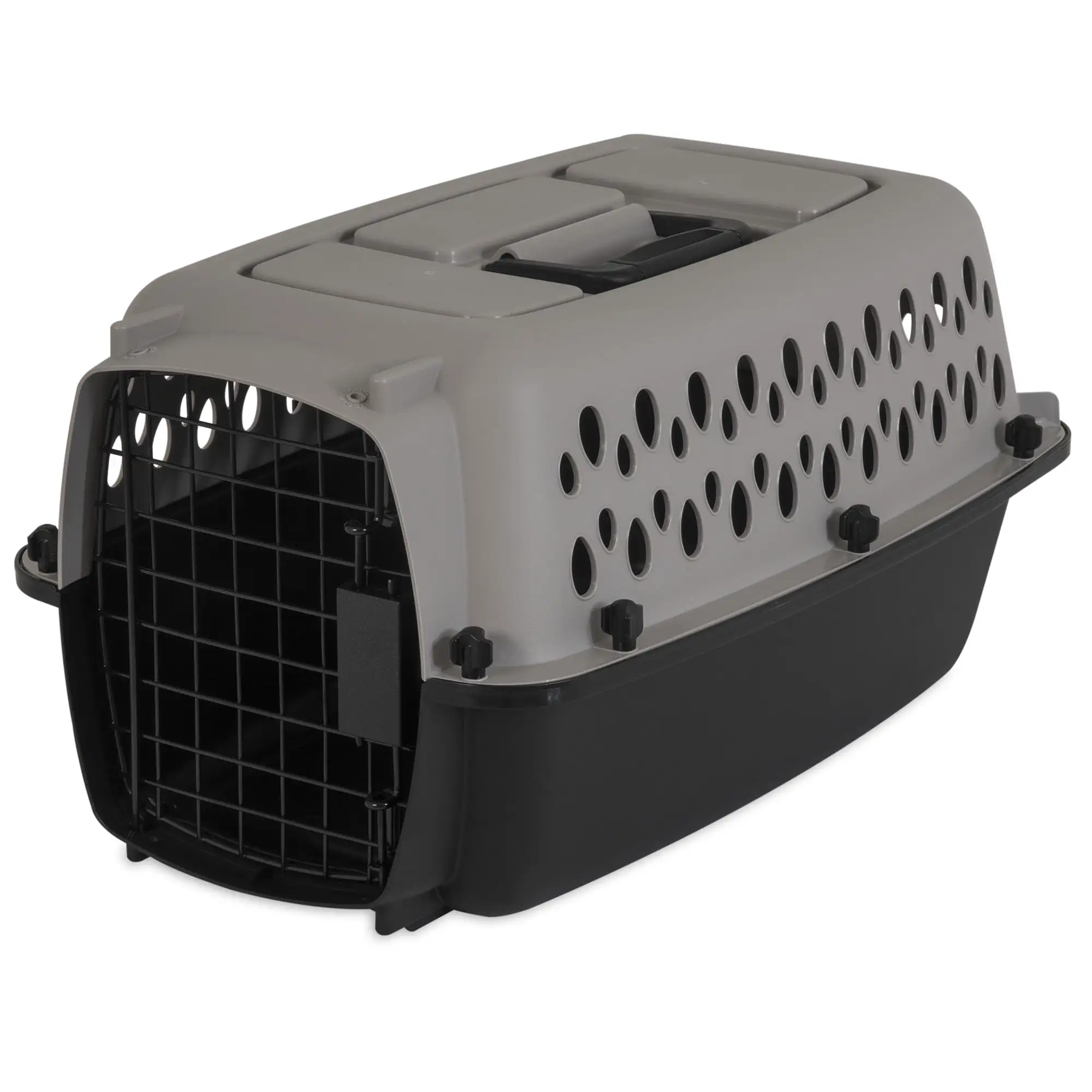 Vibrant Life Pet Kennel 19 X-Small Plastic Dog Crate Portable Carrier for Pets Up To 10 lbs