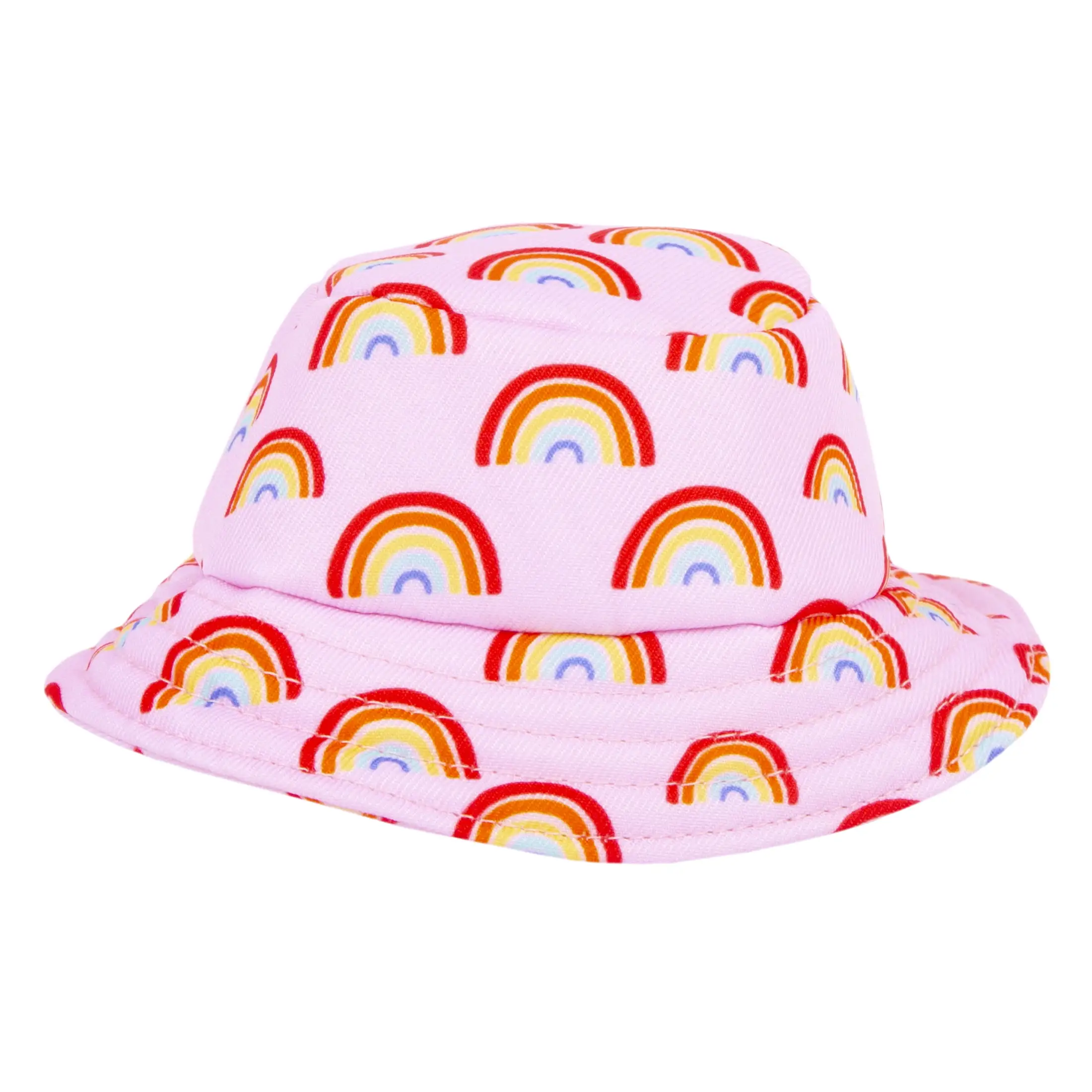 Vibrant Life Pink Rainbow Hat Bandana Set O/S