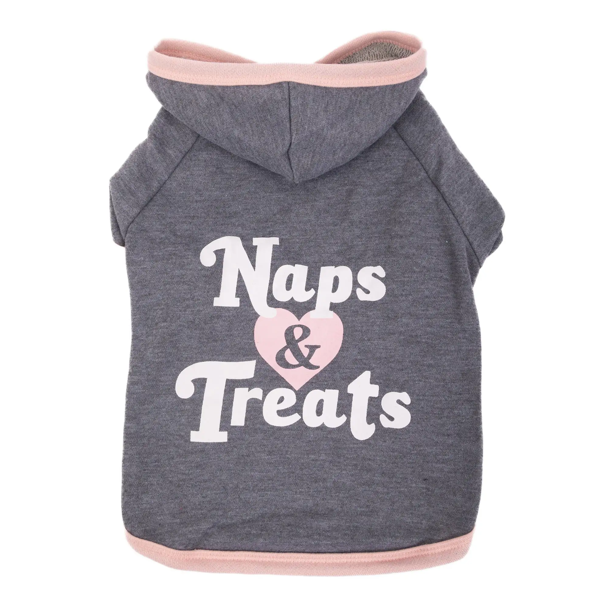 Vibrant Life Polyester Naps/Treats Dog & Cat Hoodie. Gray. XXS