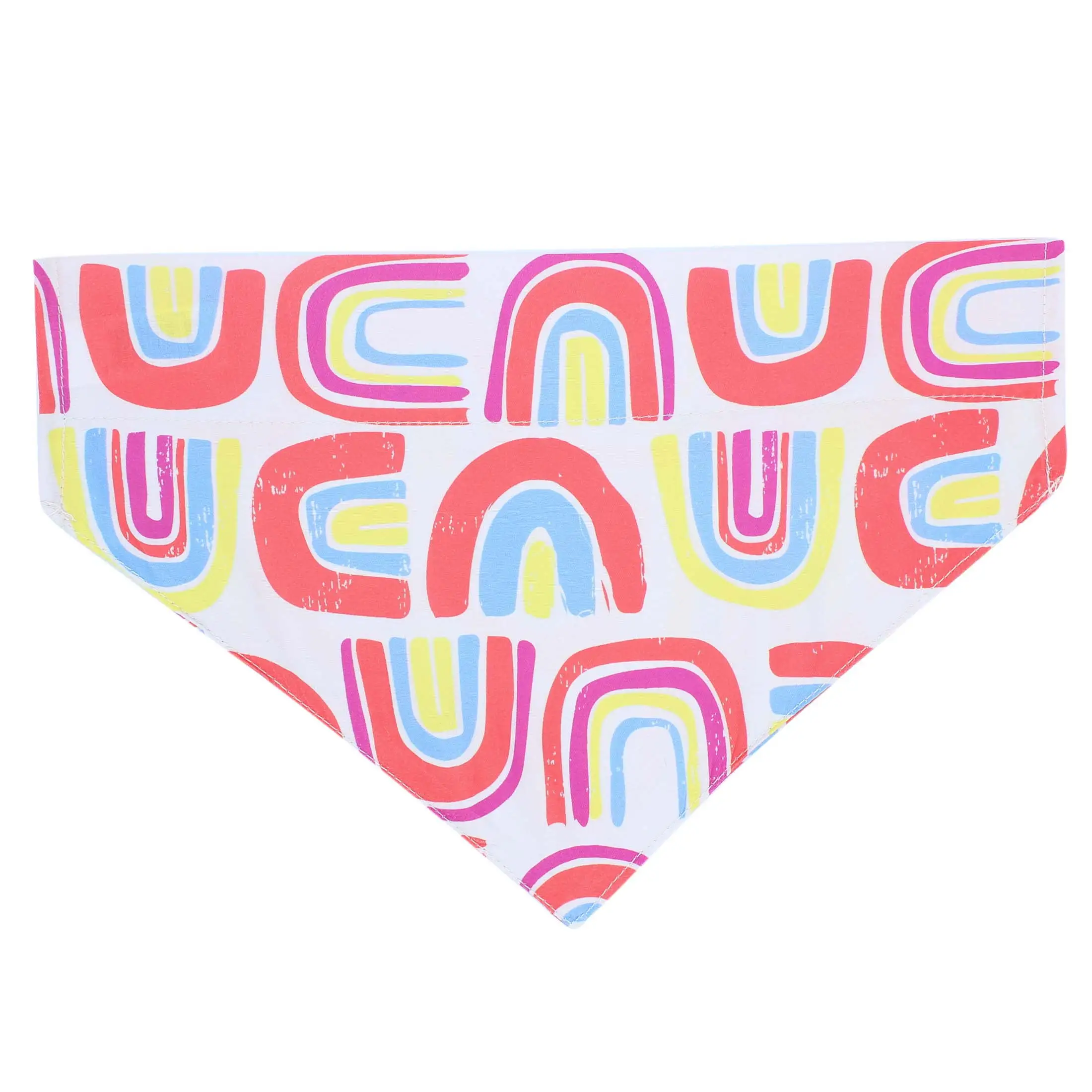 Vibrant Life Rainbow Dog Bandana. XS/S