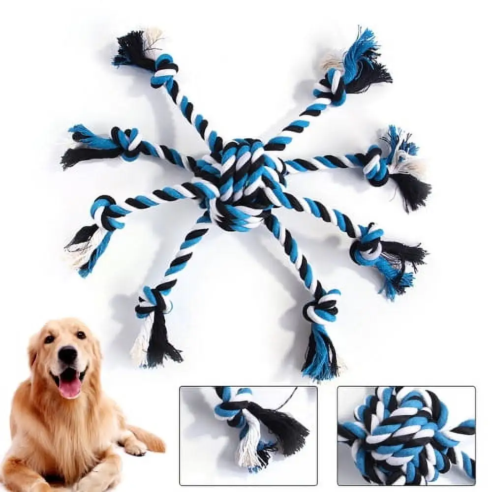 Visland Dog Rope Toys for Aggressive Chewers Tough Rope Chew Toys for Dog .Pet Chew Rope Knot Toys .Teeth Cleaning Dog Toy