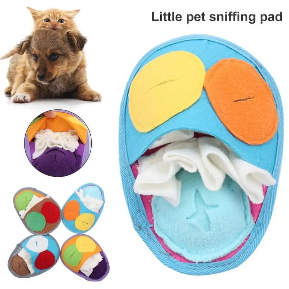 Visland Pet Snuffle Mat for Dogs. Dog Puzzle Toys Enrichment Pet Foraging mat for Smell Training and Slow Eating. Interactive Dog Toy Feeding Mat